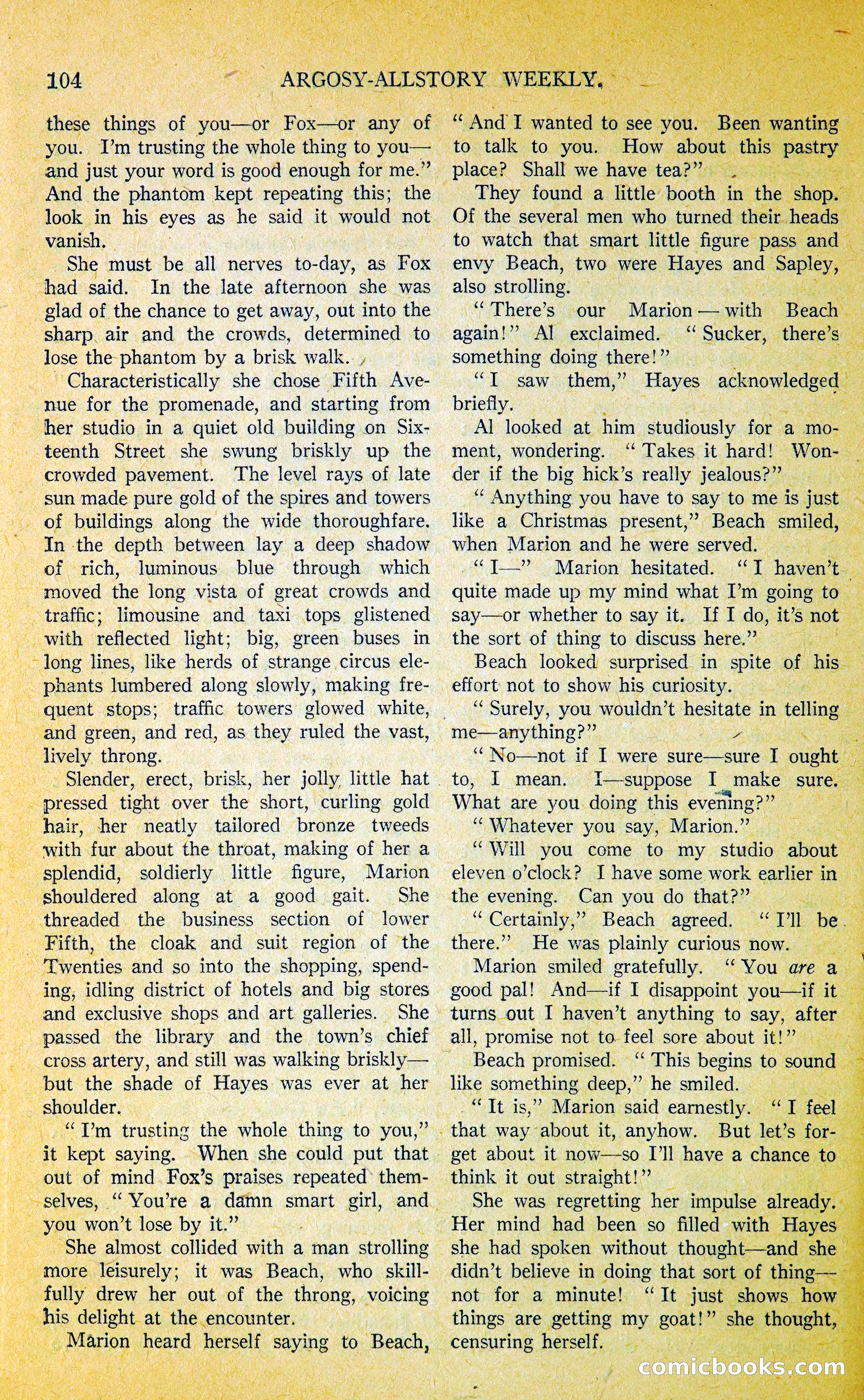 Argosy All-Story Weekly — page 121 of 400