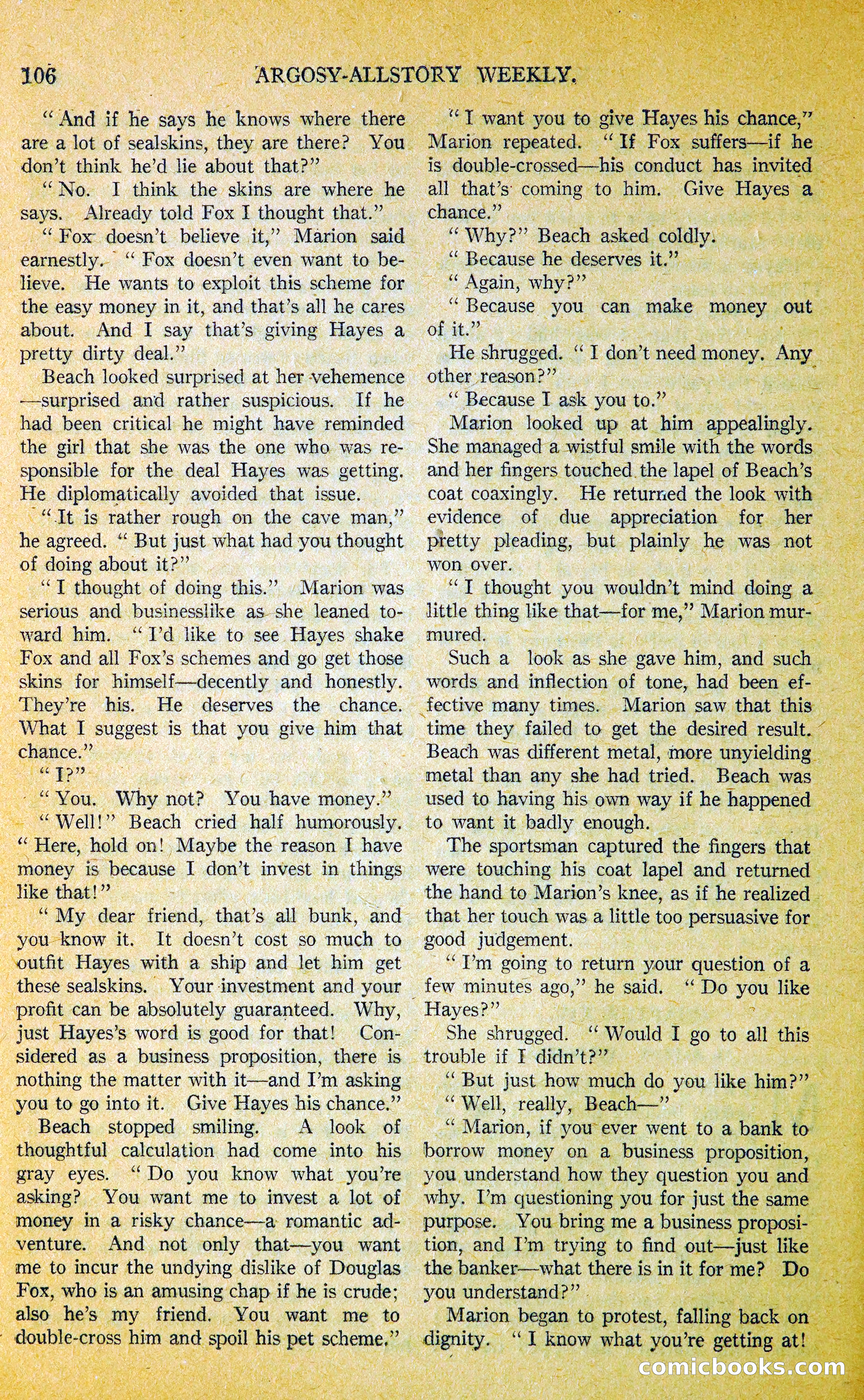 Argosy All-Story Weekly — page 123 of 400