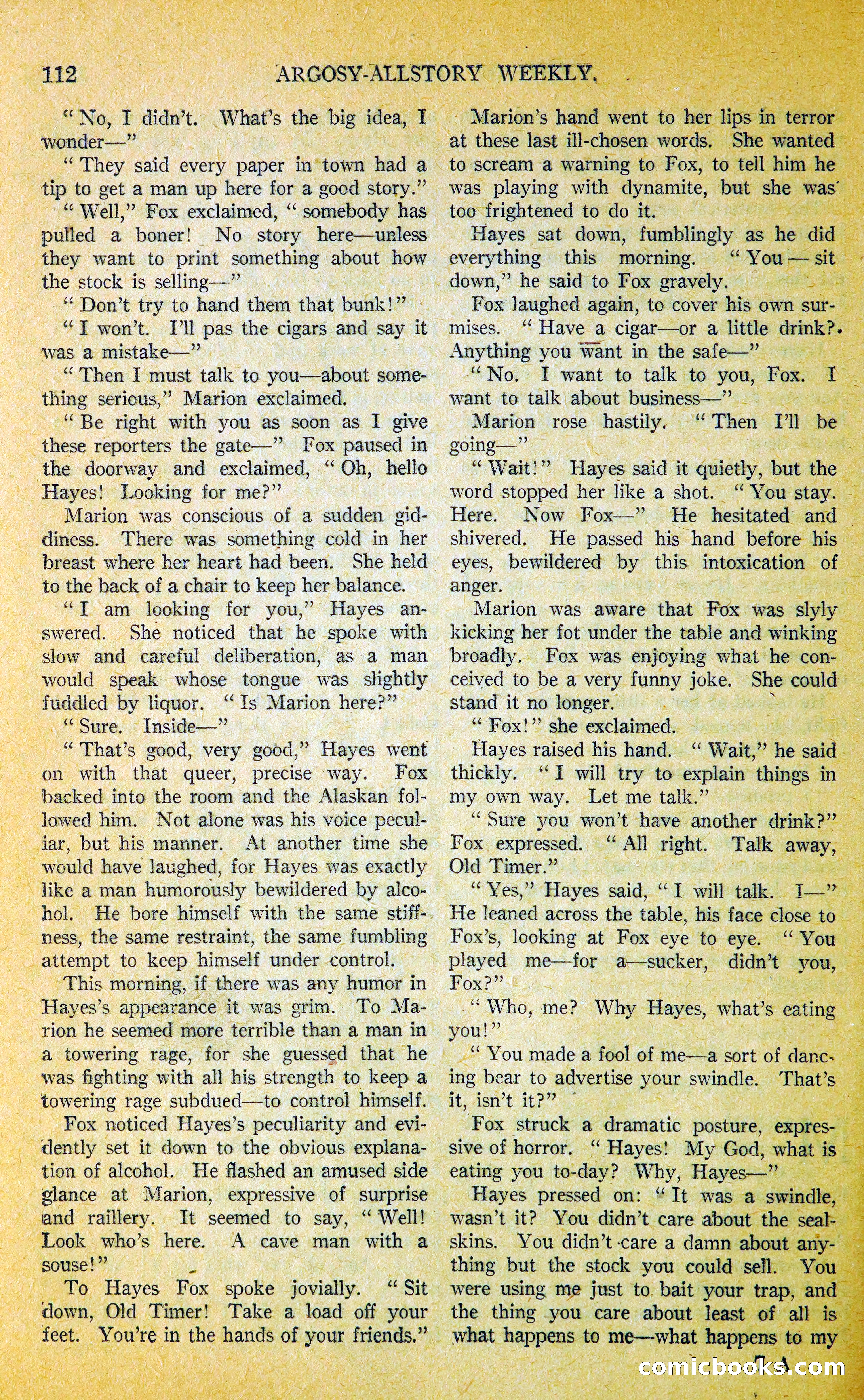 Argosy All-Story Weekly — page 129 of 400