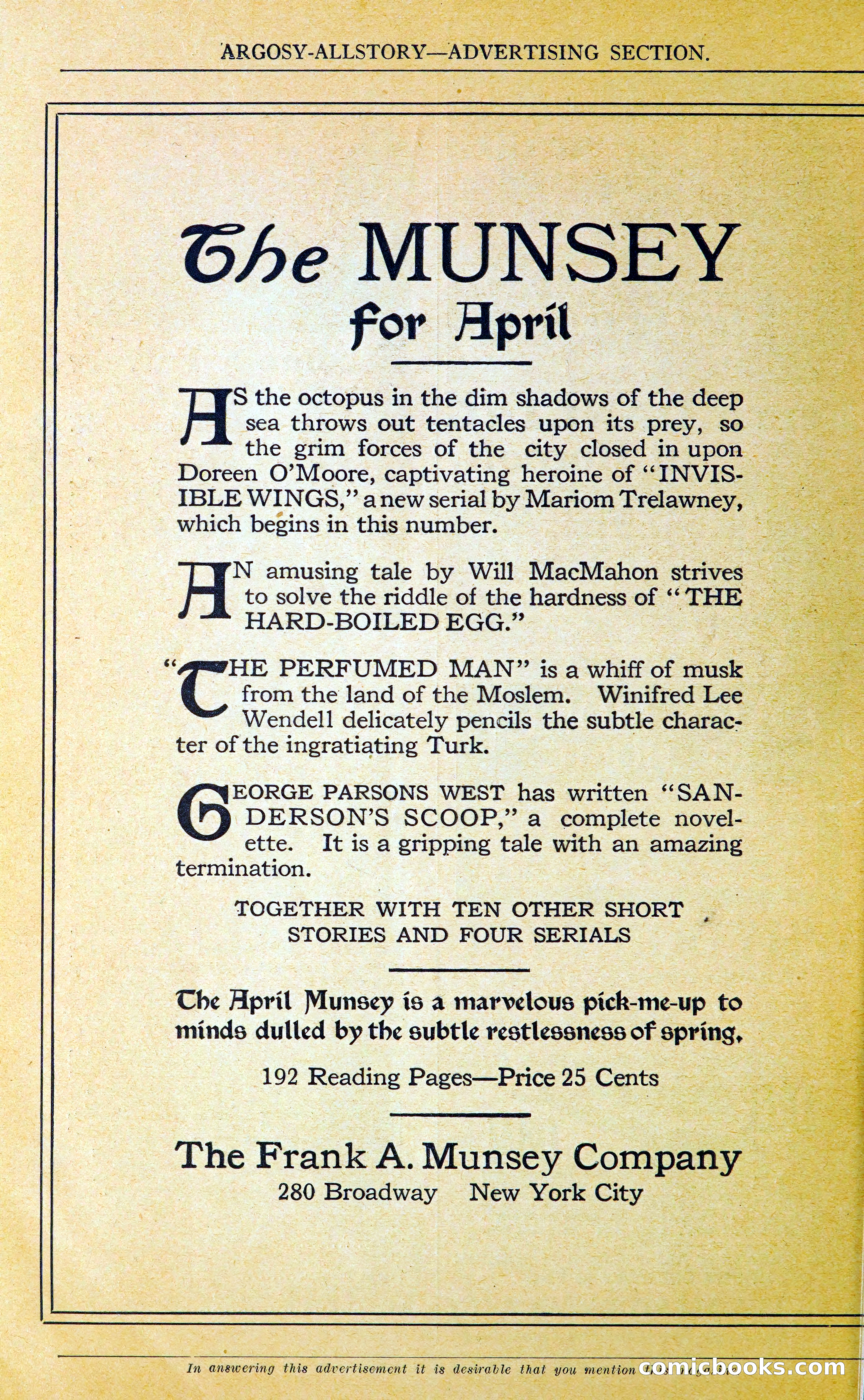 Argosy All-Story Weekly — page 181 of 400