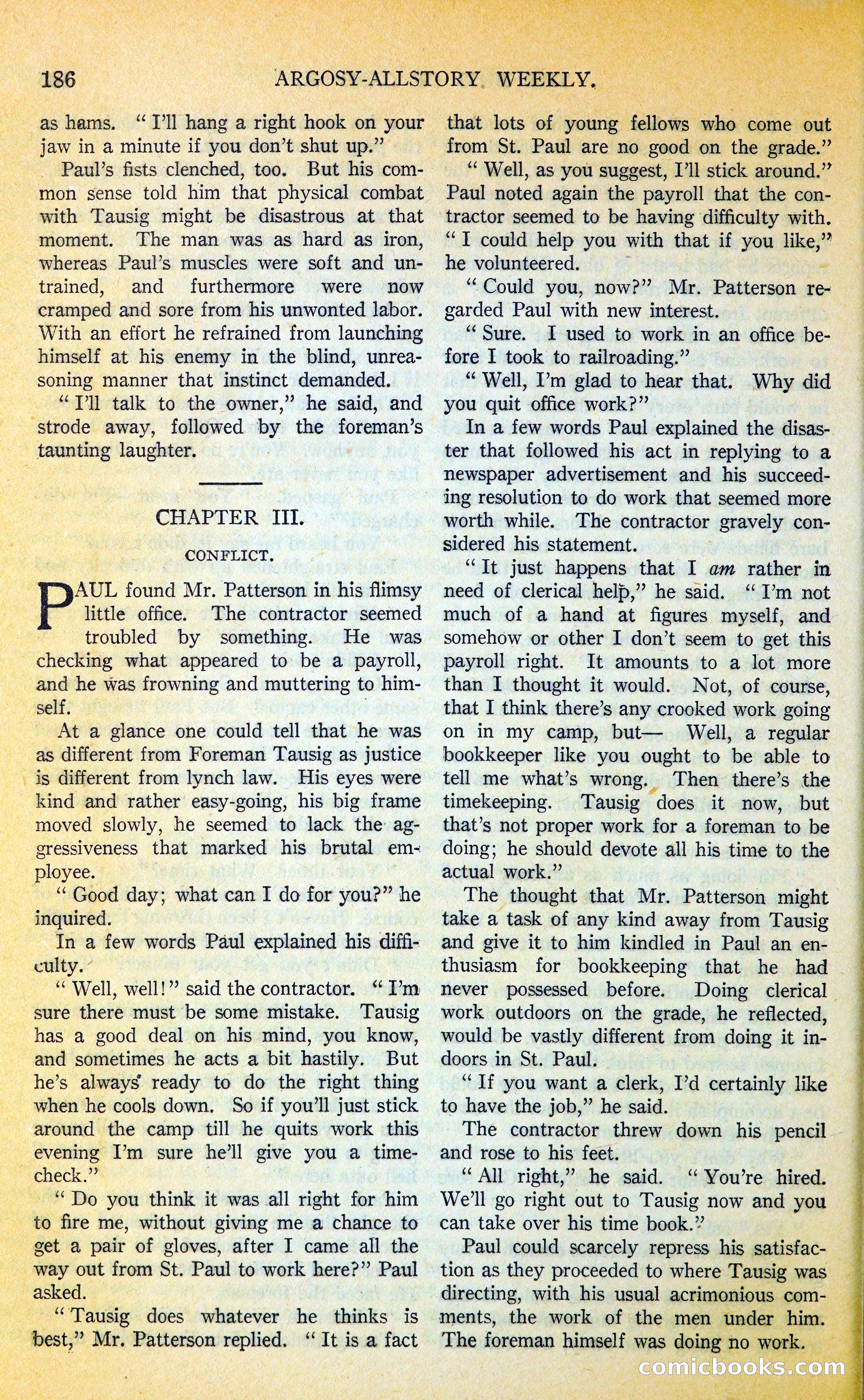 Argosy All-Story Weekly — page 219 of 400