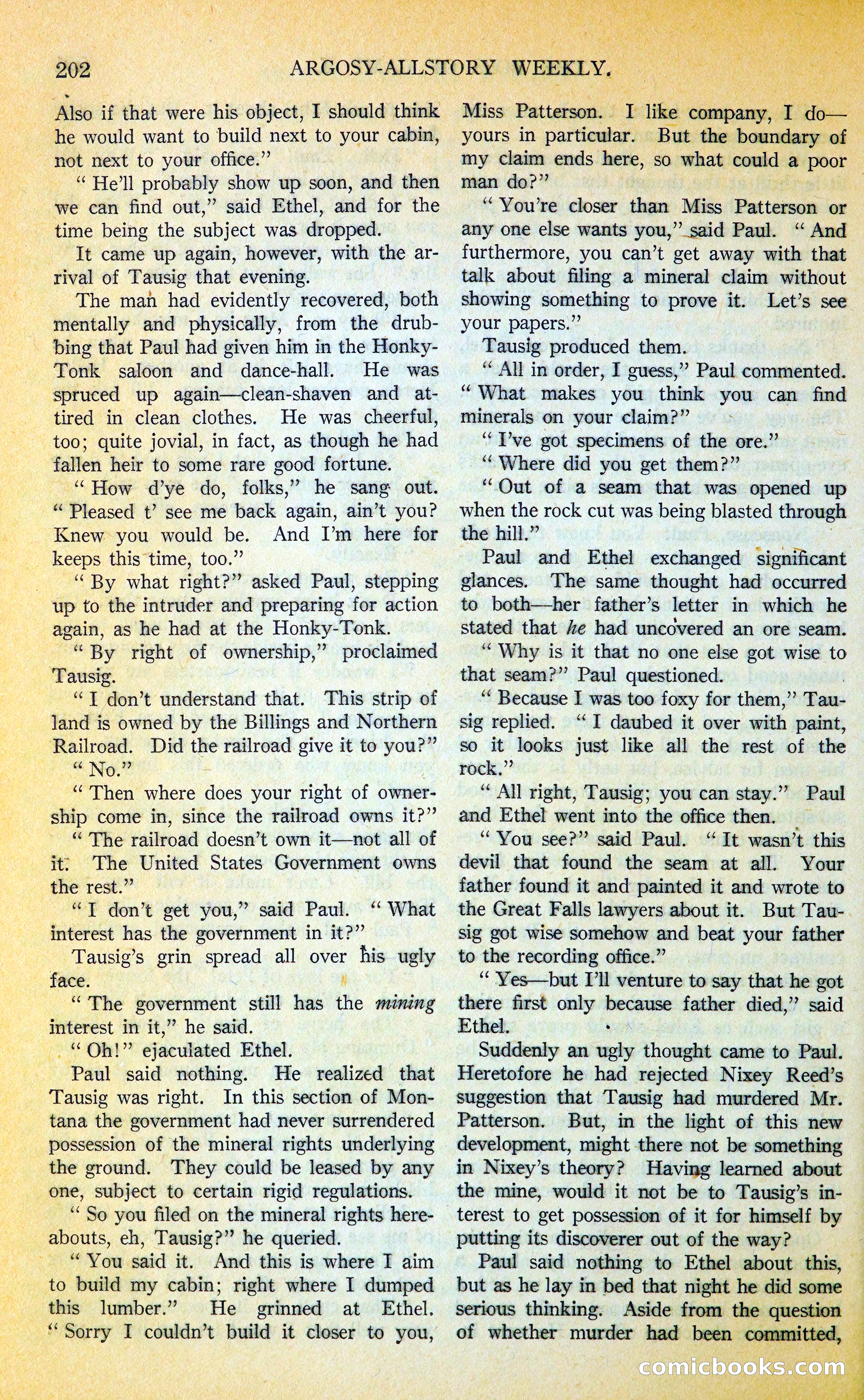 Argosy All-Story Weekly — page 235 of 400