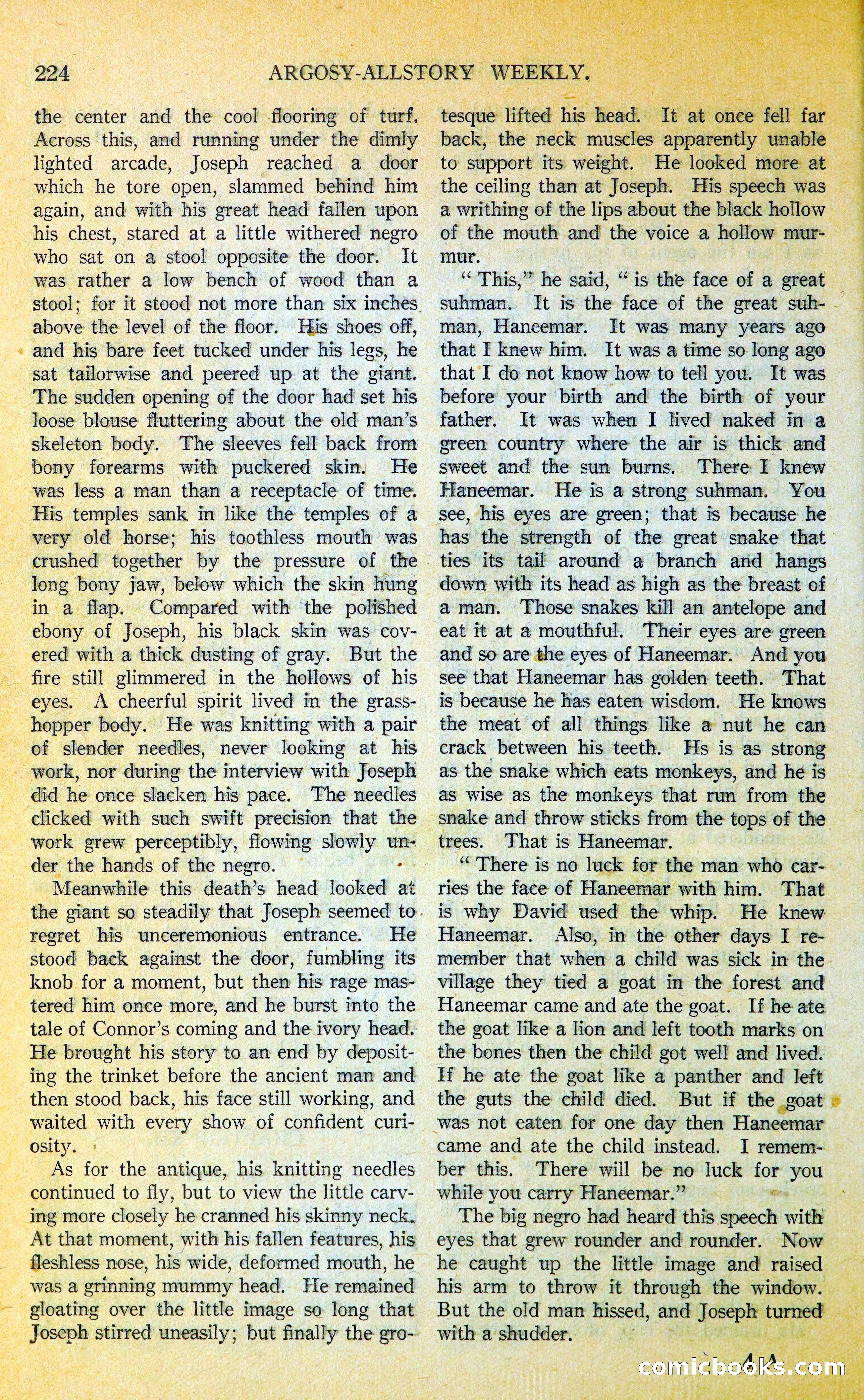Argosy All-Story Weekly — page 257 of 400