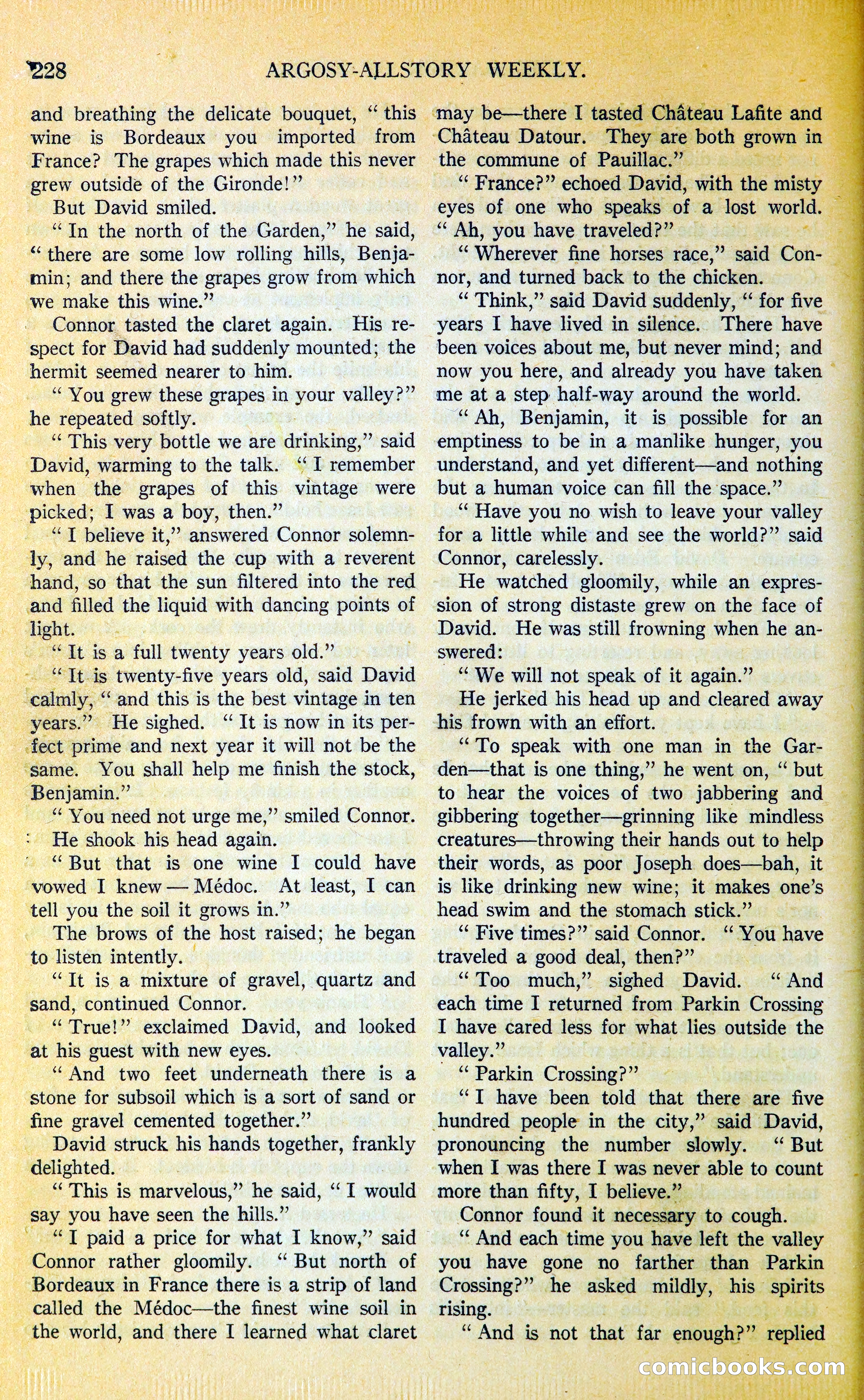 Argosy All-Story Weekly — page 261 of 400