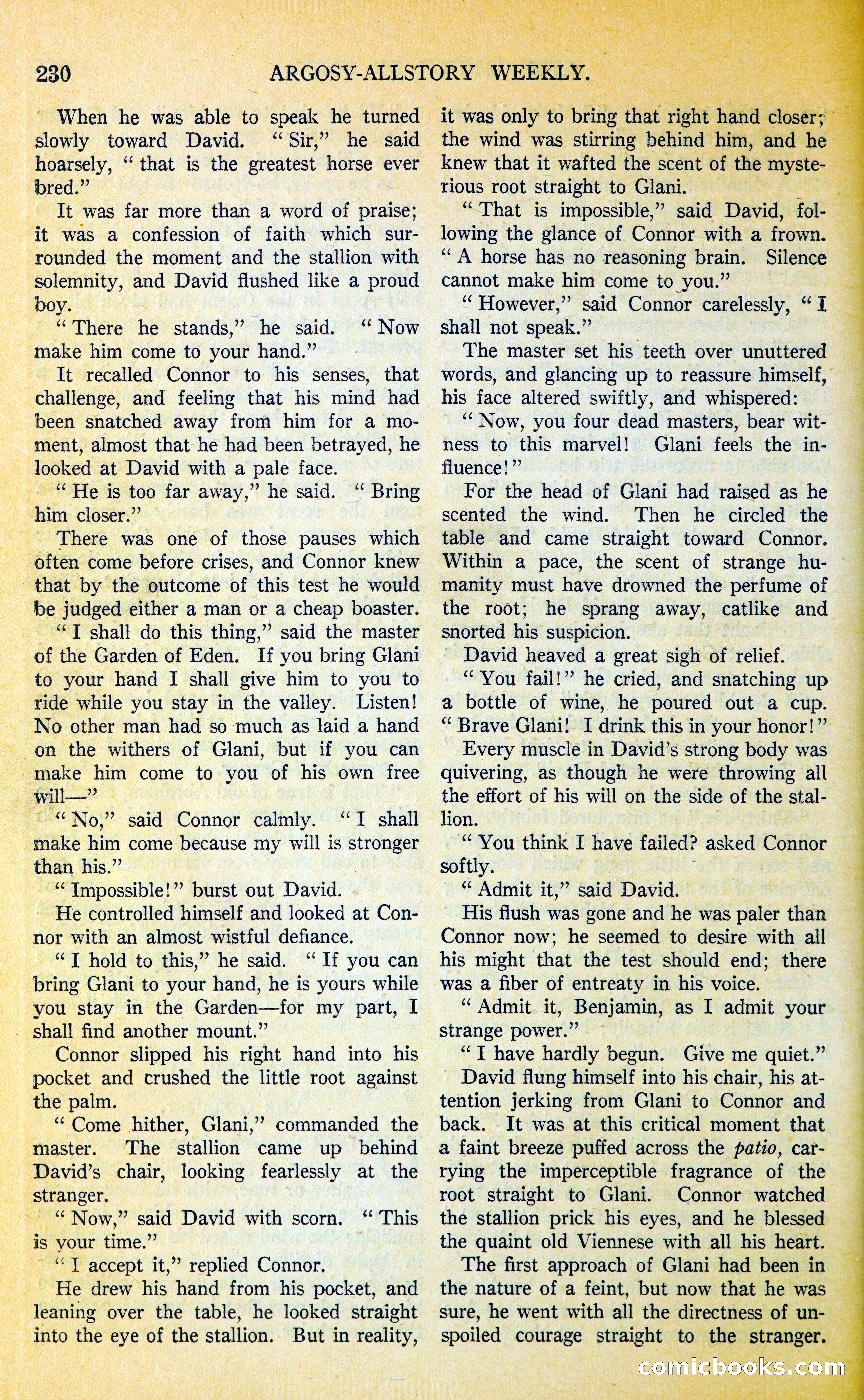 Argosy All-Story Weekly — page 263 of 400