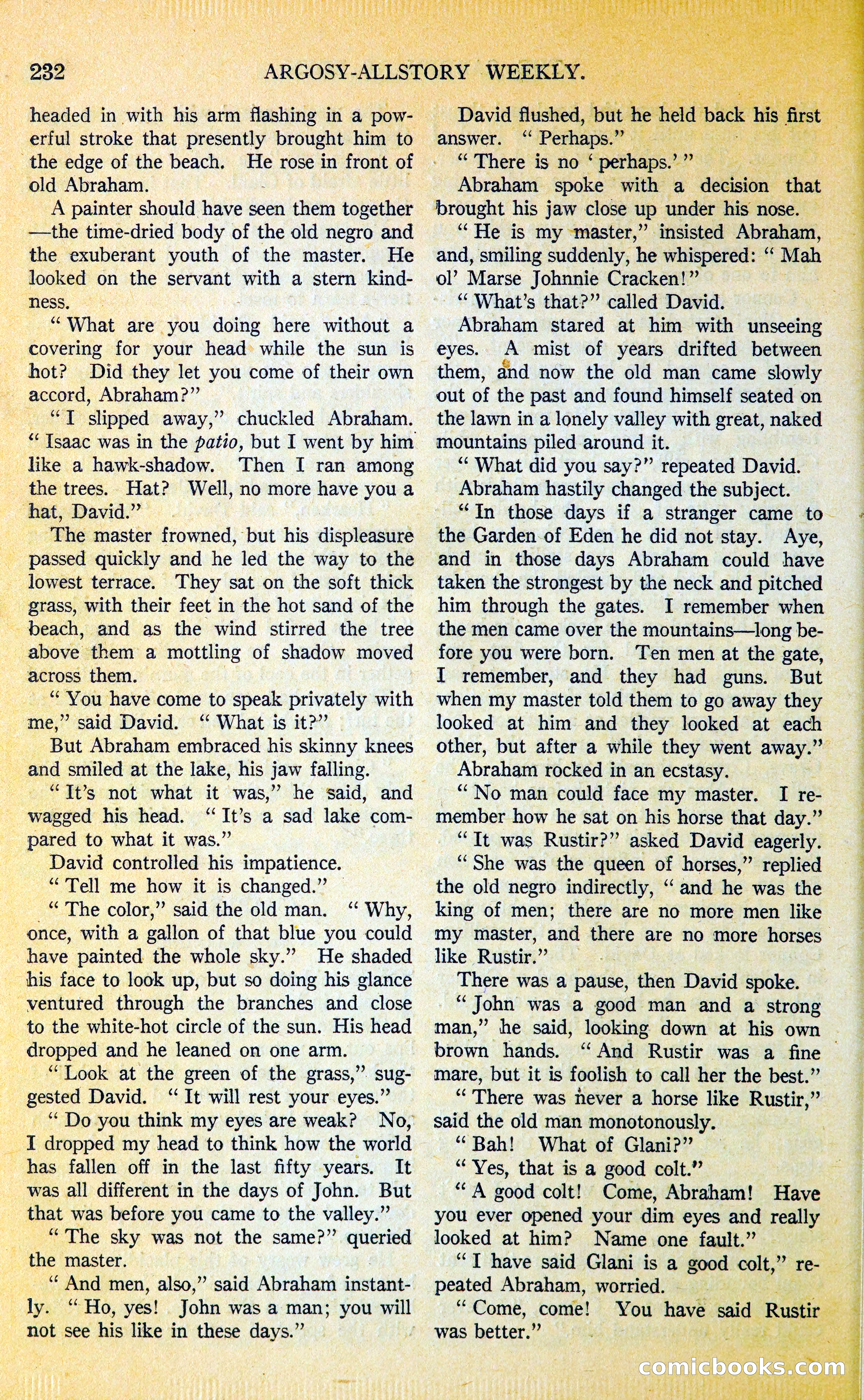 Argosy All-Story Weekly — page 265 of 400