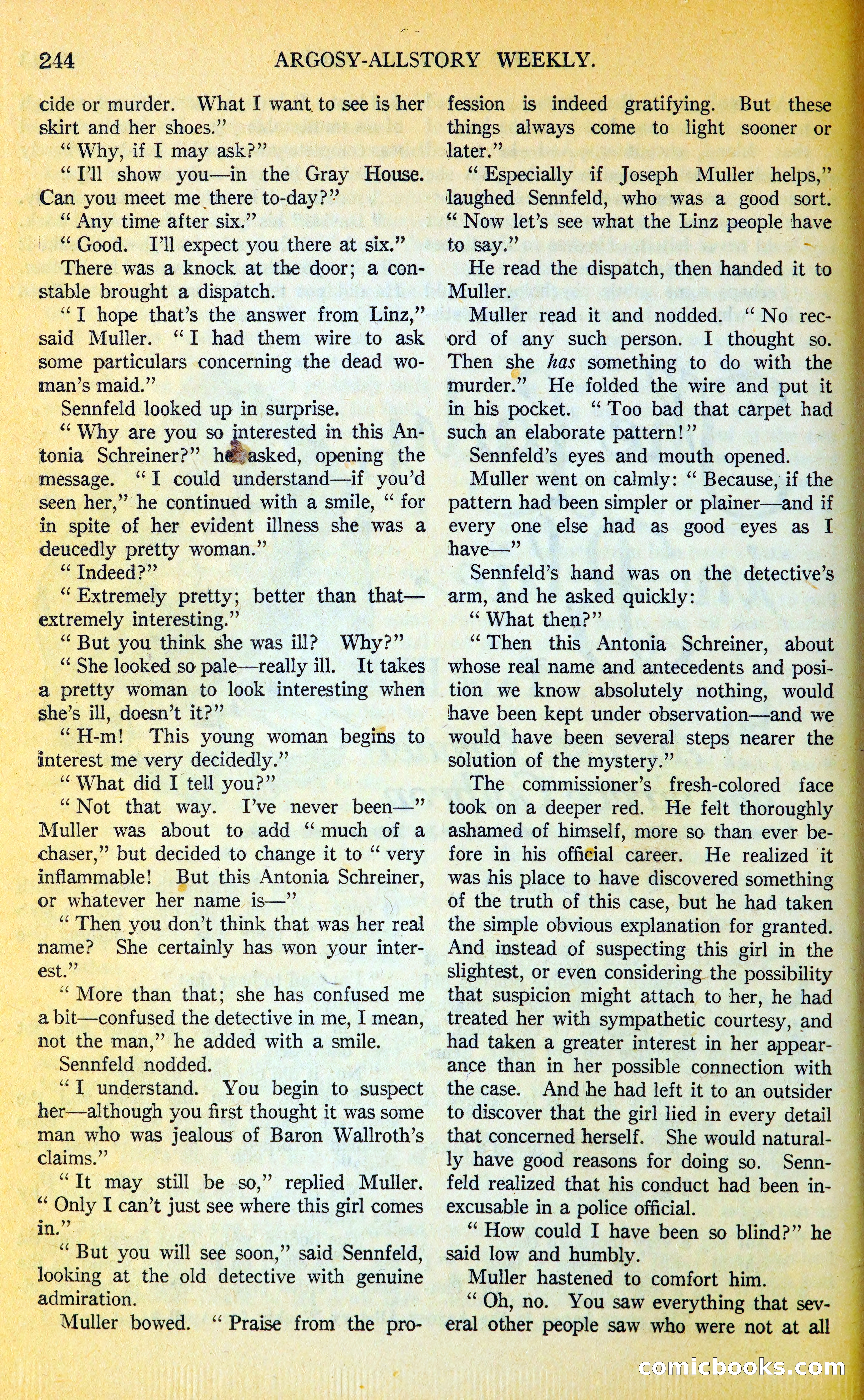 Argosy All-Story Weekly — page 277 of 400