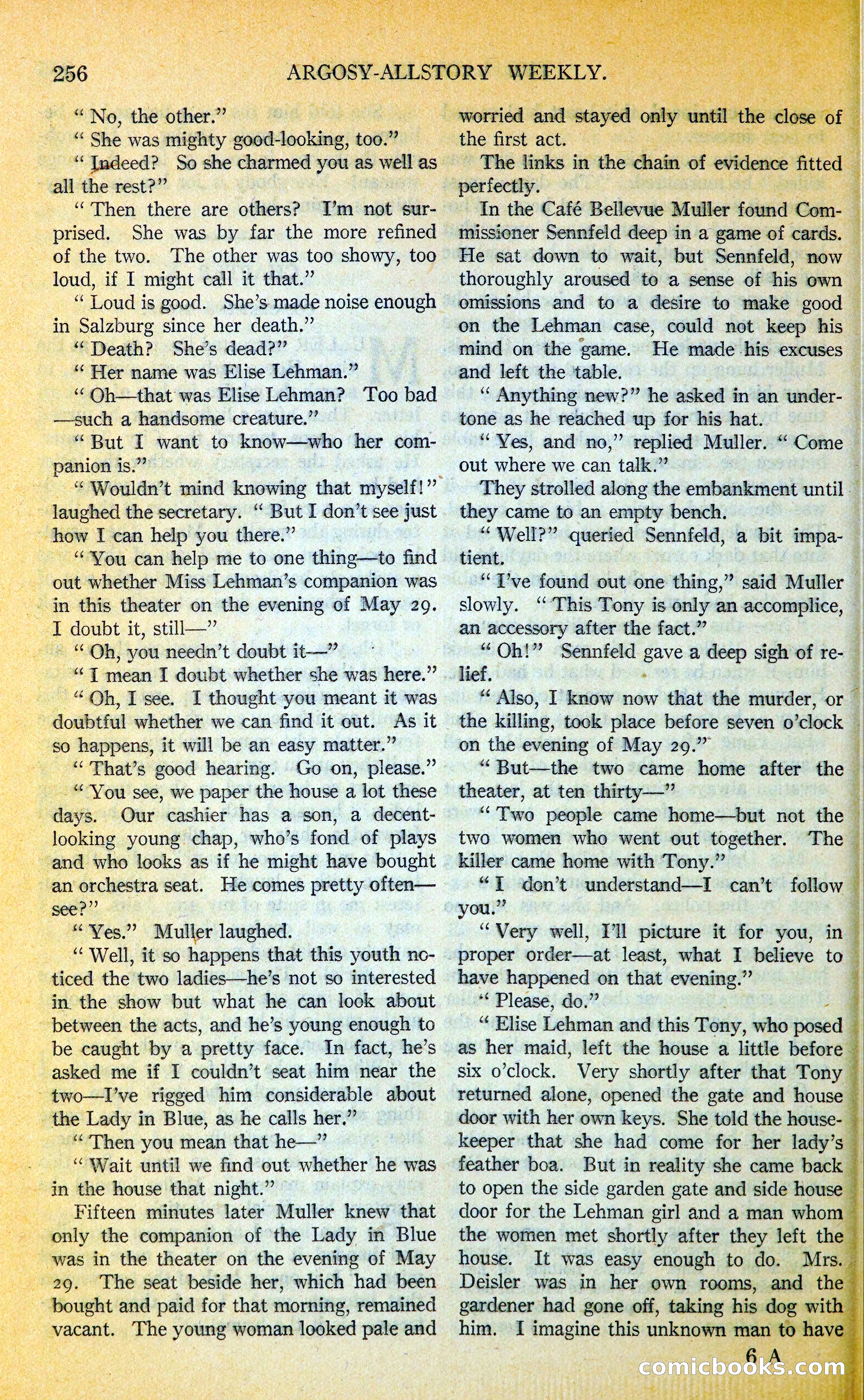 Argosy All-Story Weekly — page 289 of 400