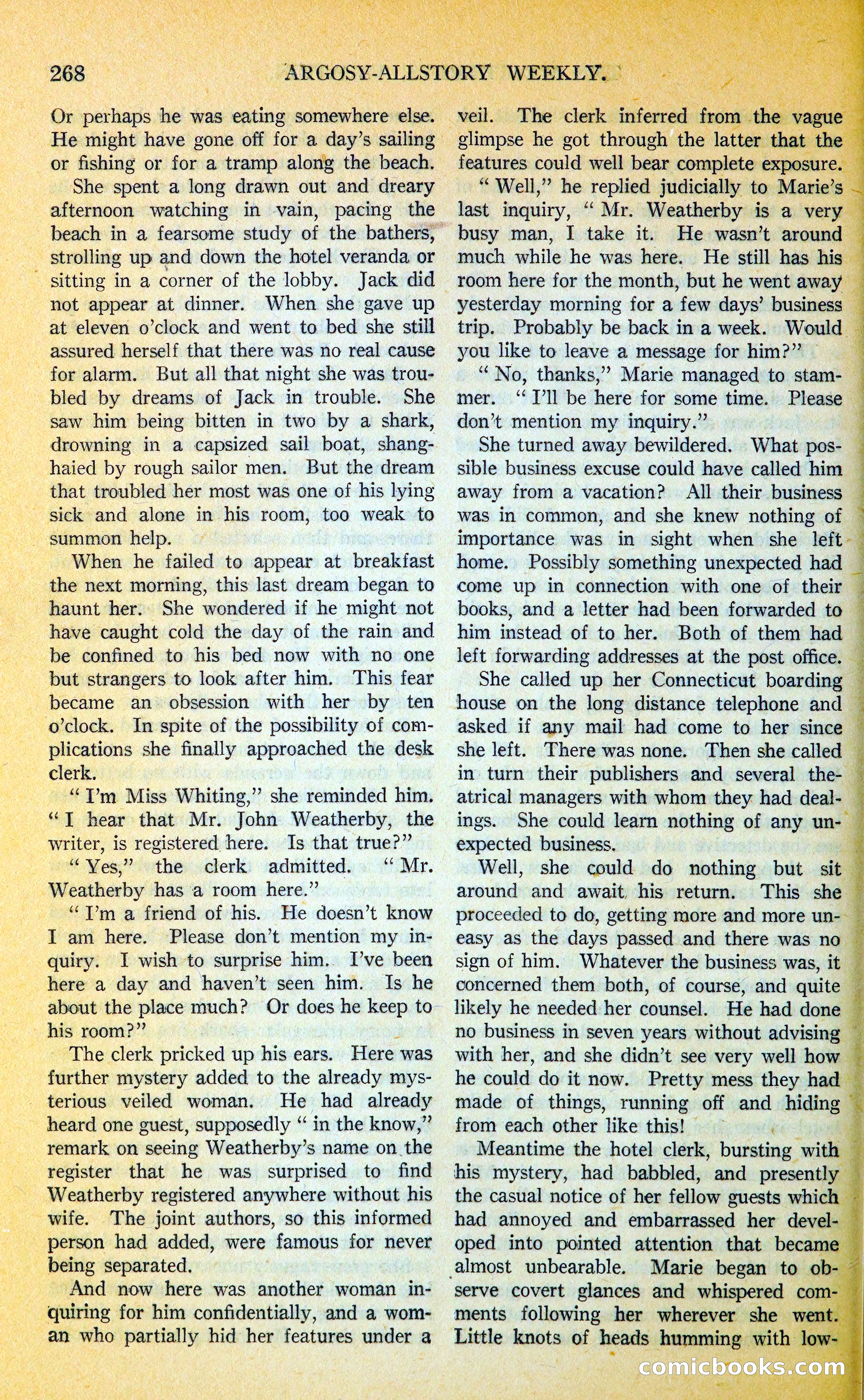 Argosy All-Story Weekly — page 301 of 400