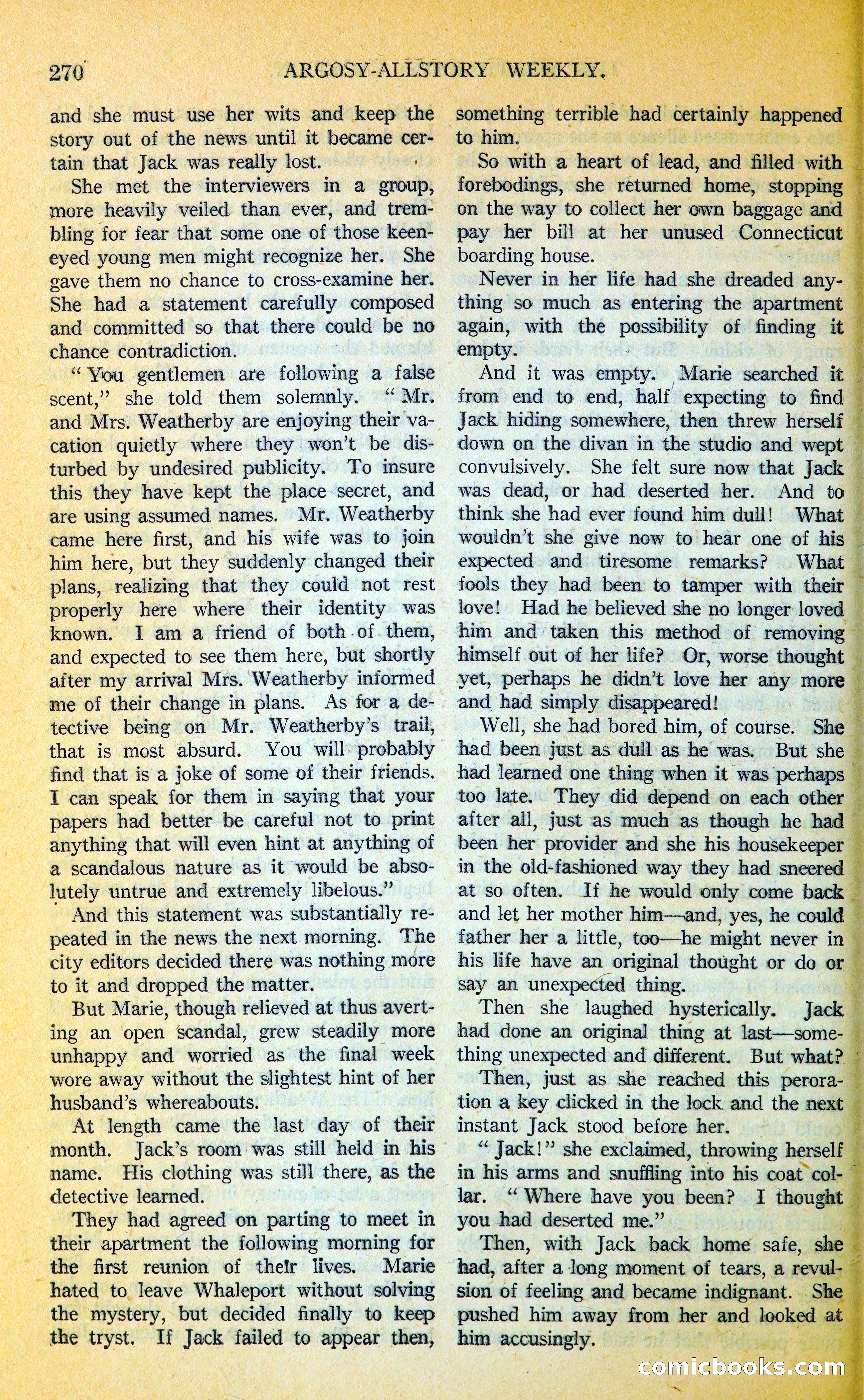 Argosy All-Story Weekly — page 303 of 400