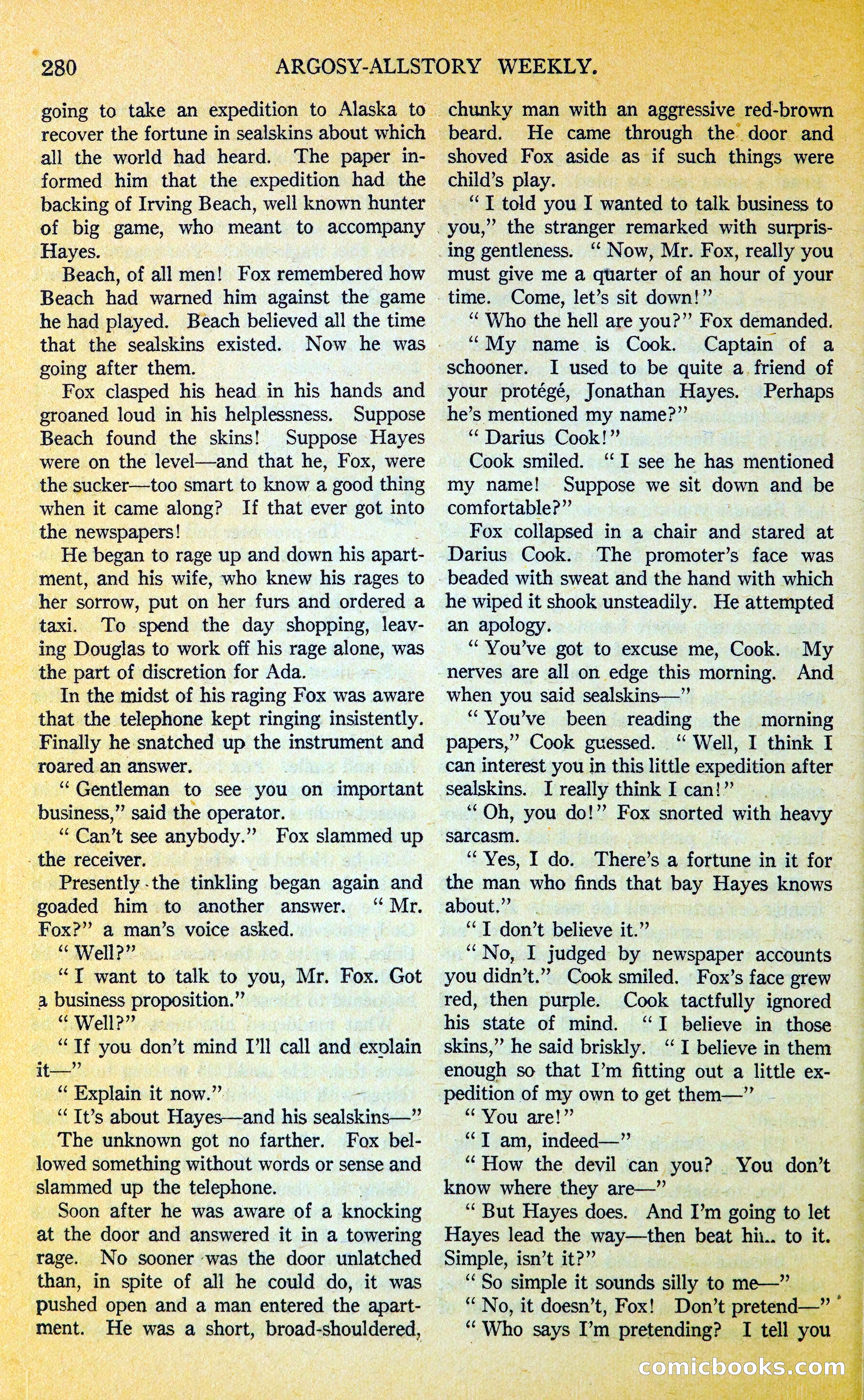 Argosy All-Story Weekly — page 313 of 400