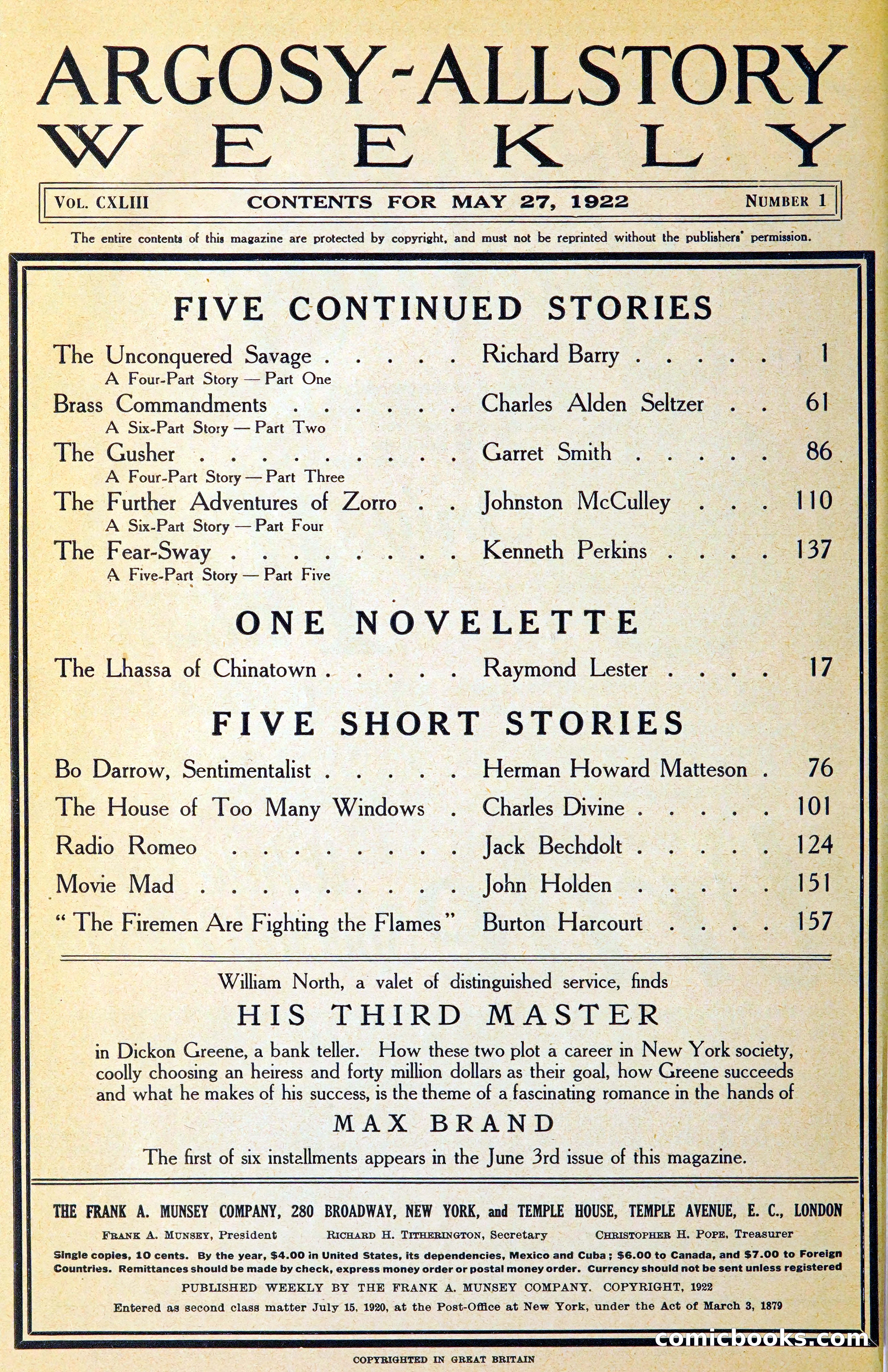 Argosy All-Story Weekly — page 11 of 400