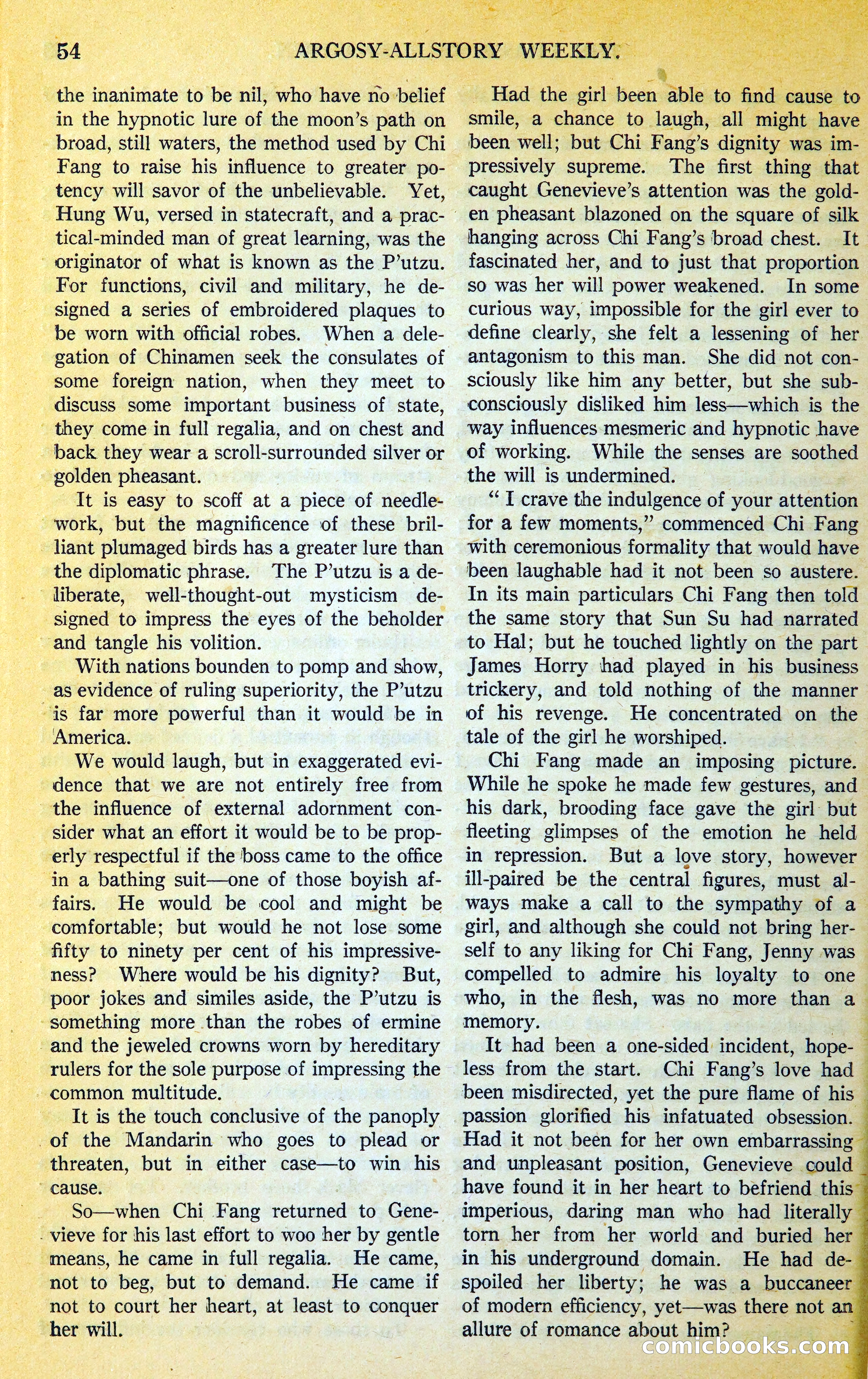 Argosy All-Story Weekly — page 71 of 400