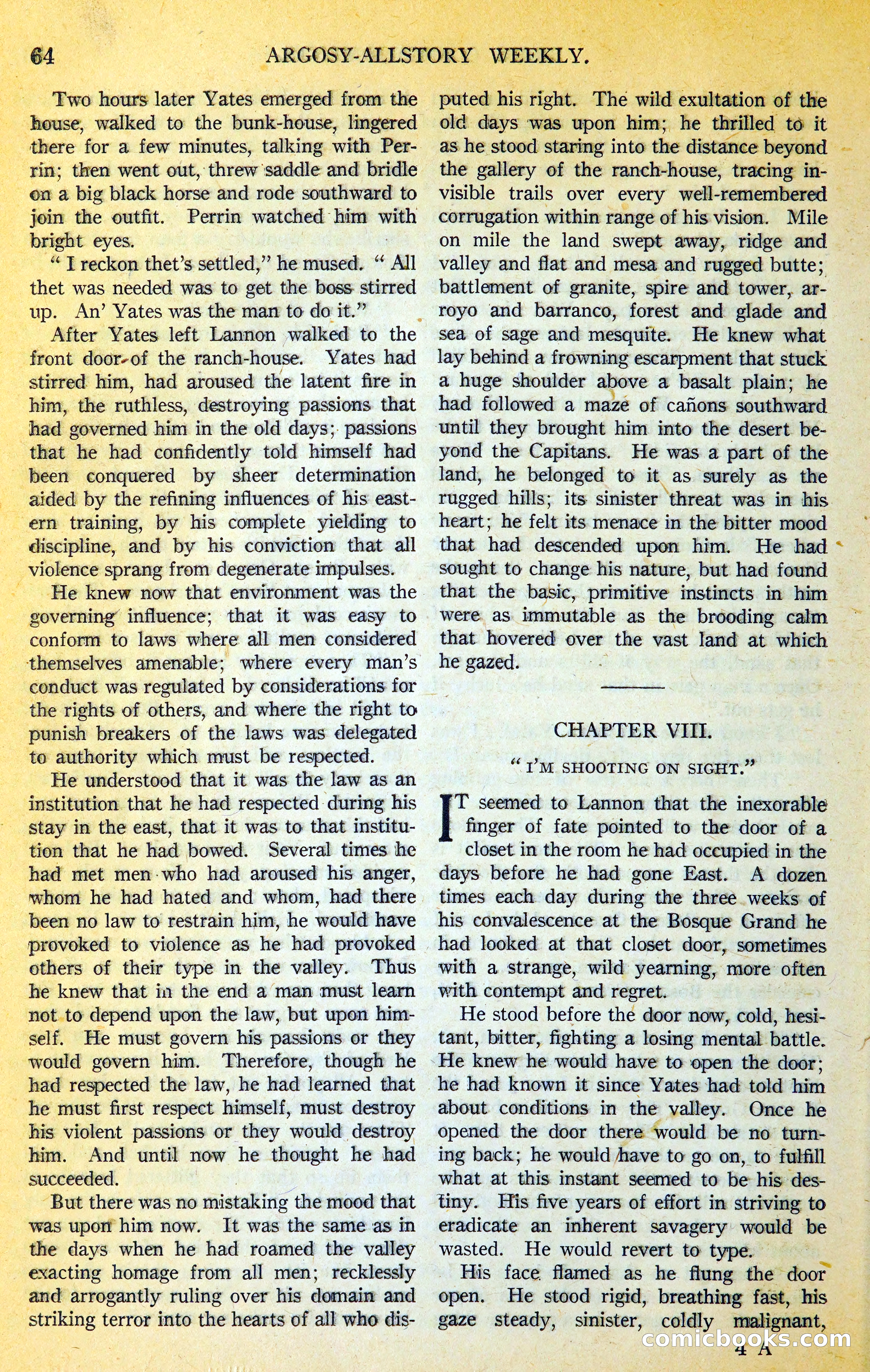 Argosy All-Story Weekly — page 81 of 400
