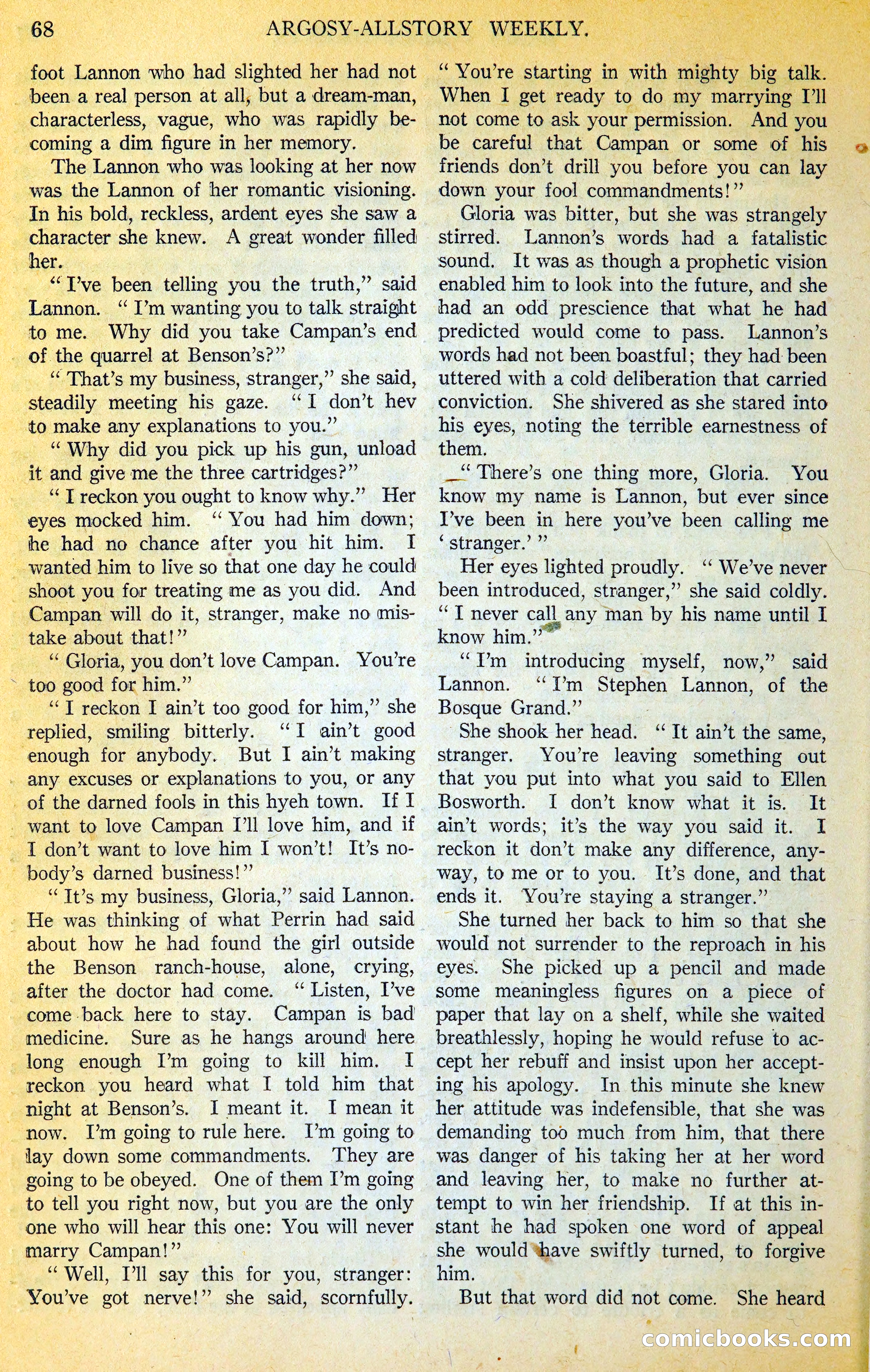 Argosy All-Story Weekly — page 85 of 400