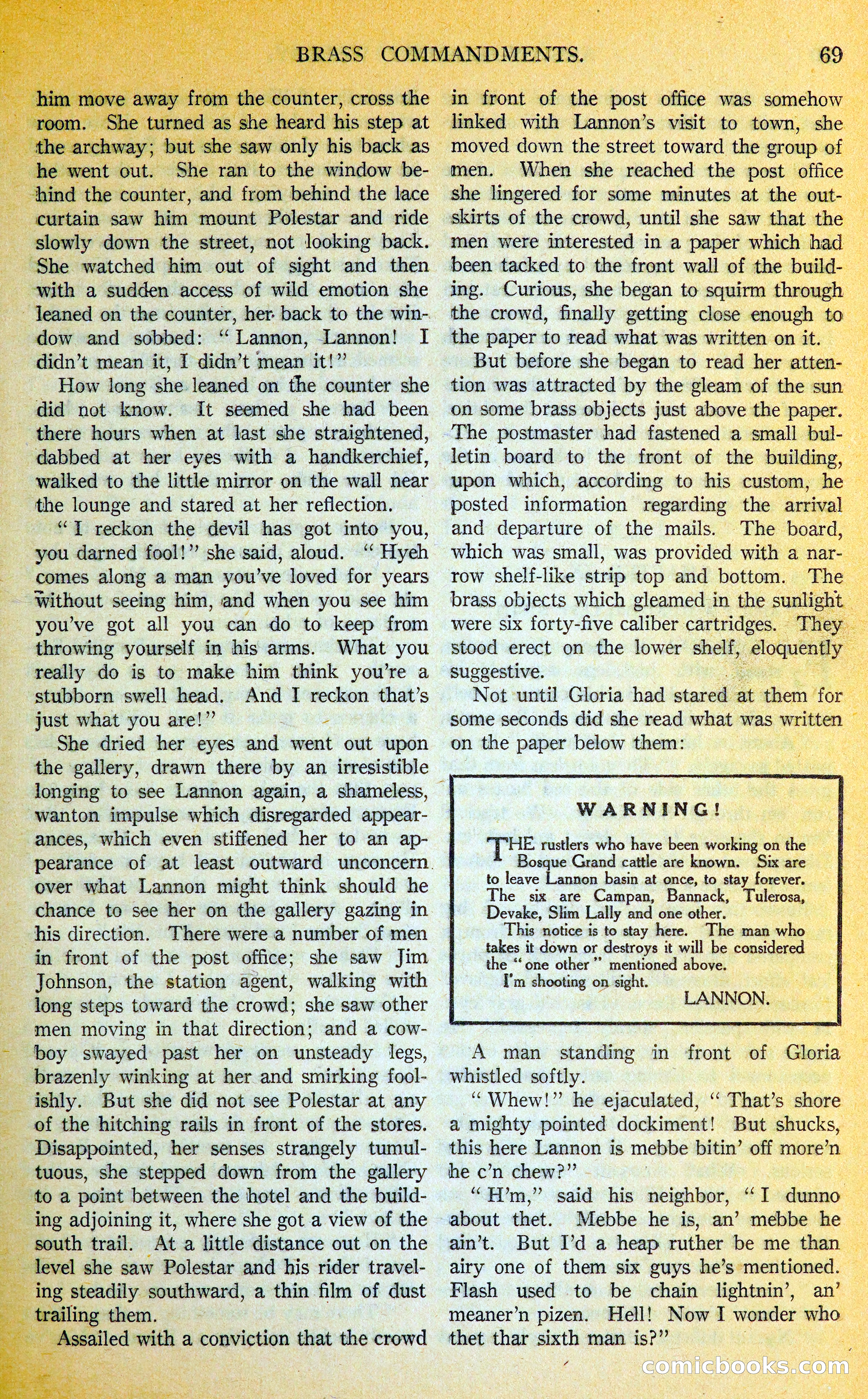 Argosy All-Story Weekly — page 86 of 400