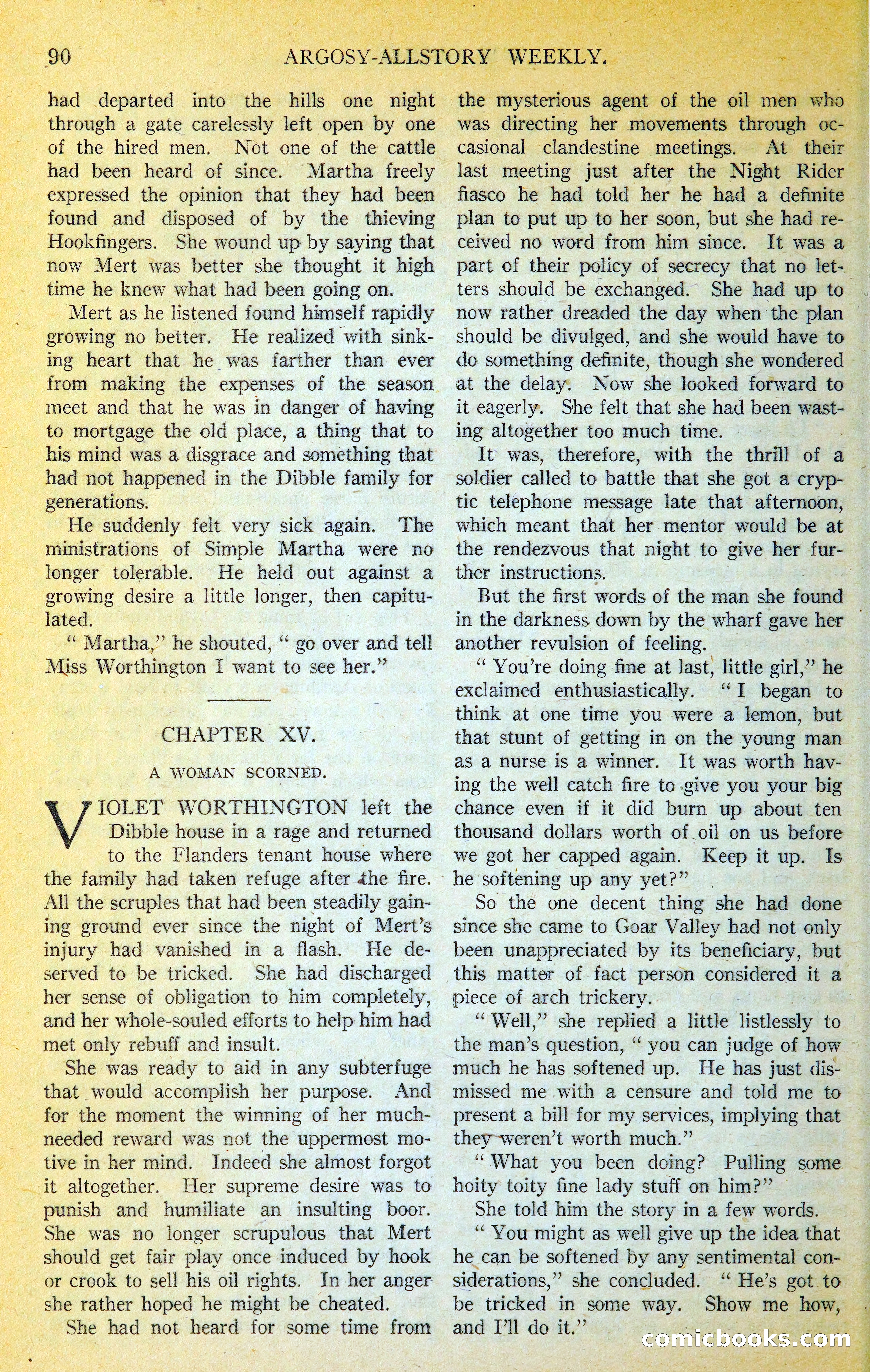 Argosy All-Story Weekly — page 107 of 400