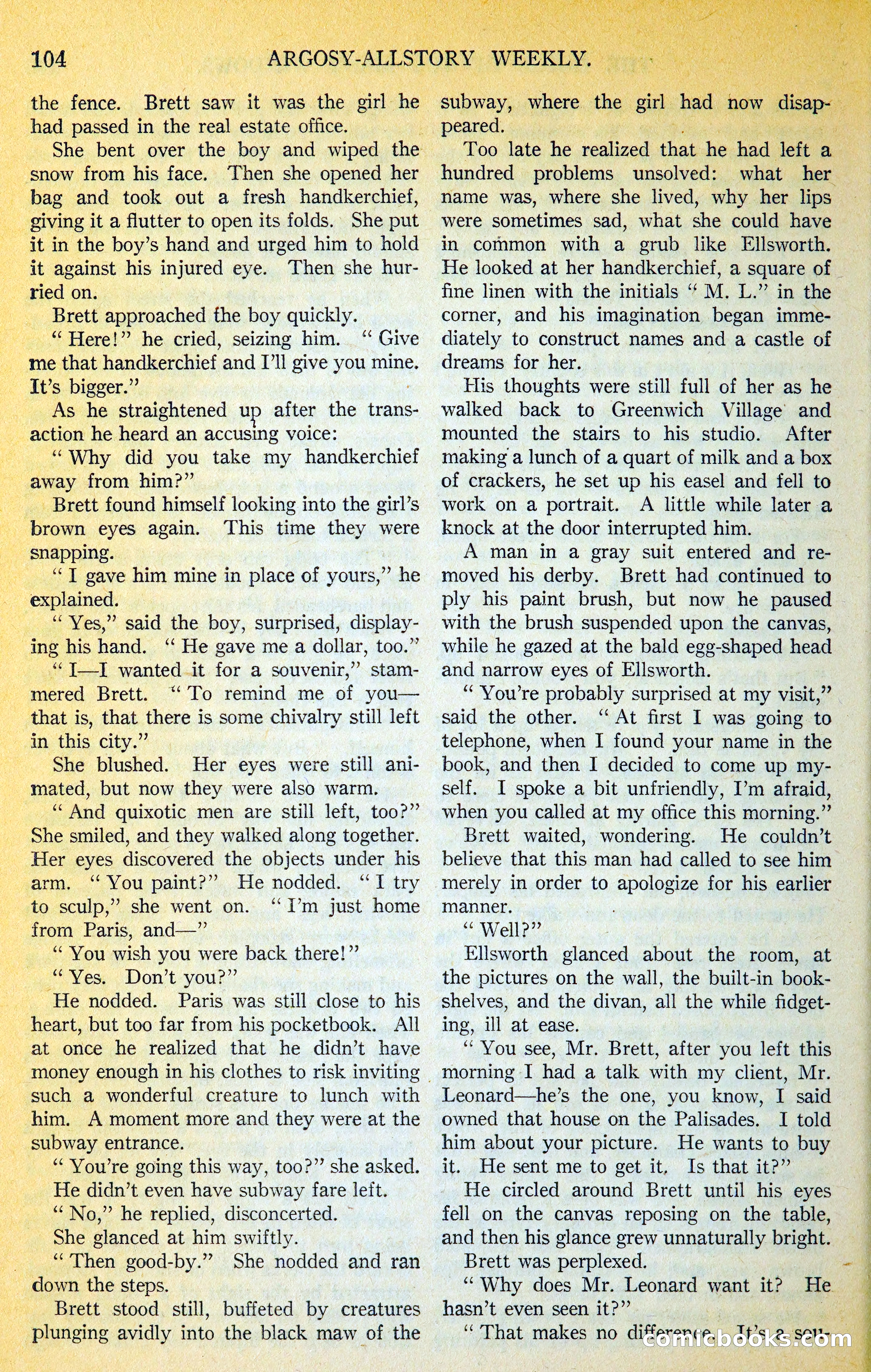 Argosy All-Story Weekly — page 121 of 400