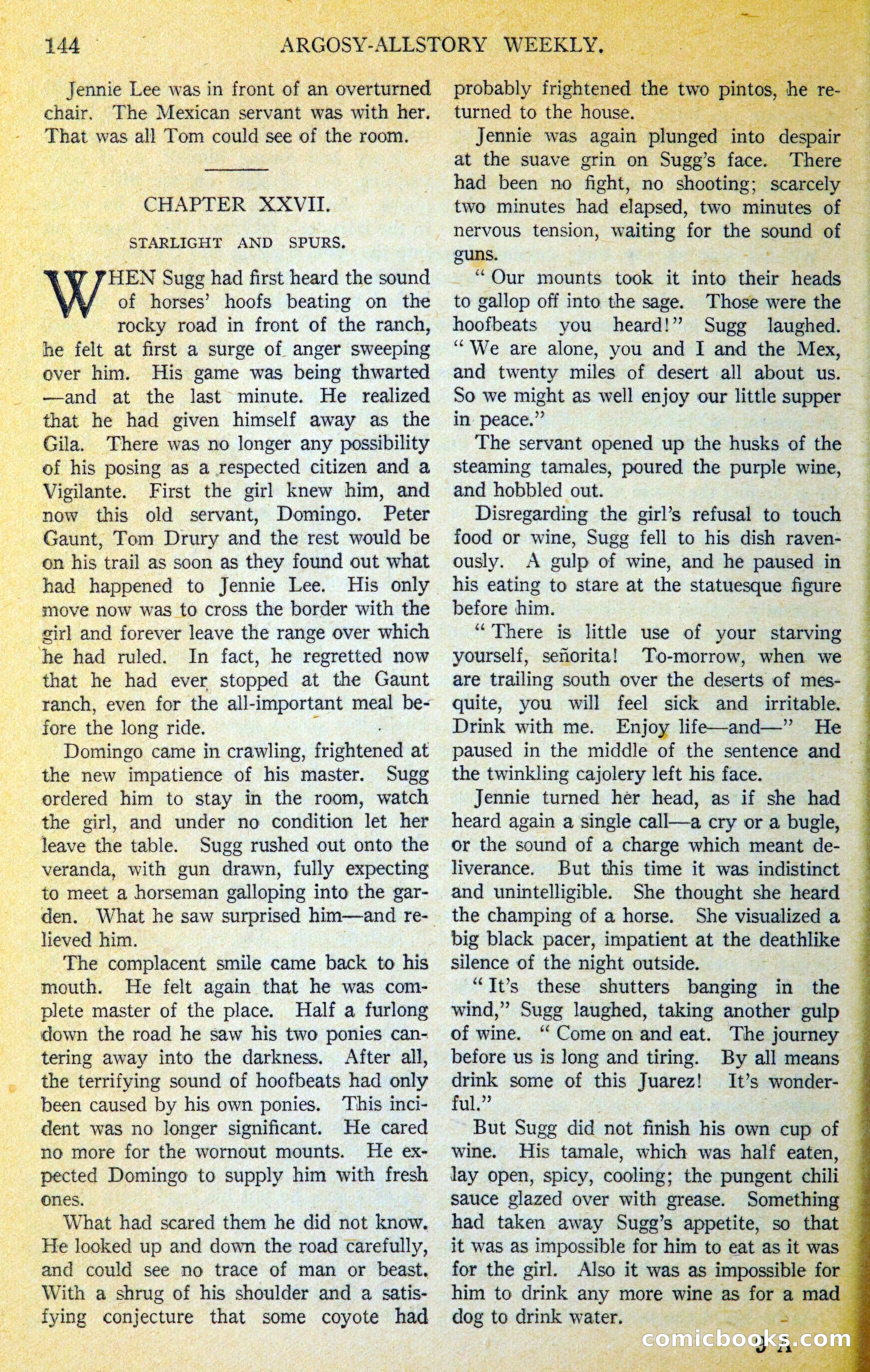 Argosy All-Story Weekly — page 161 of 400