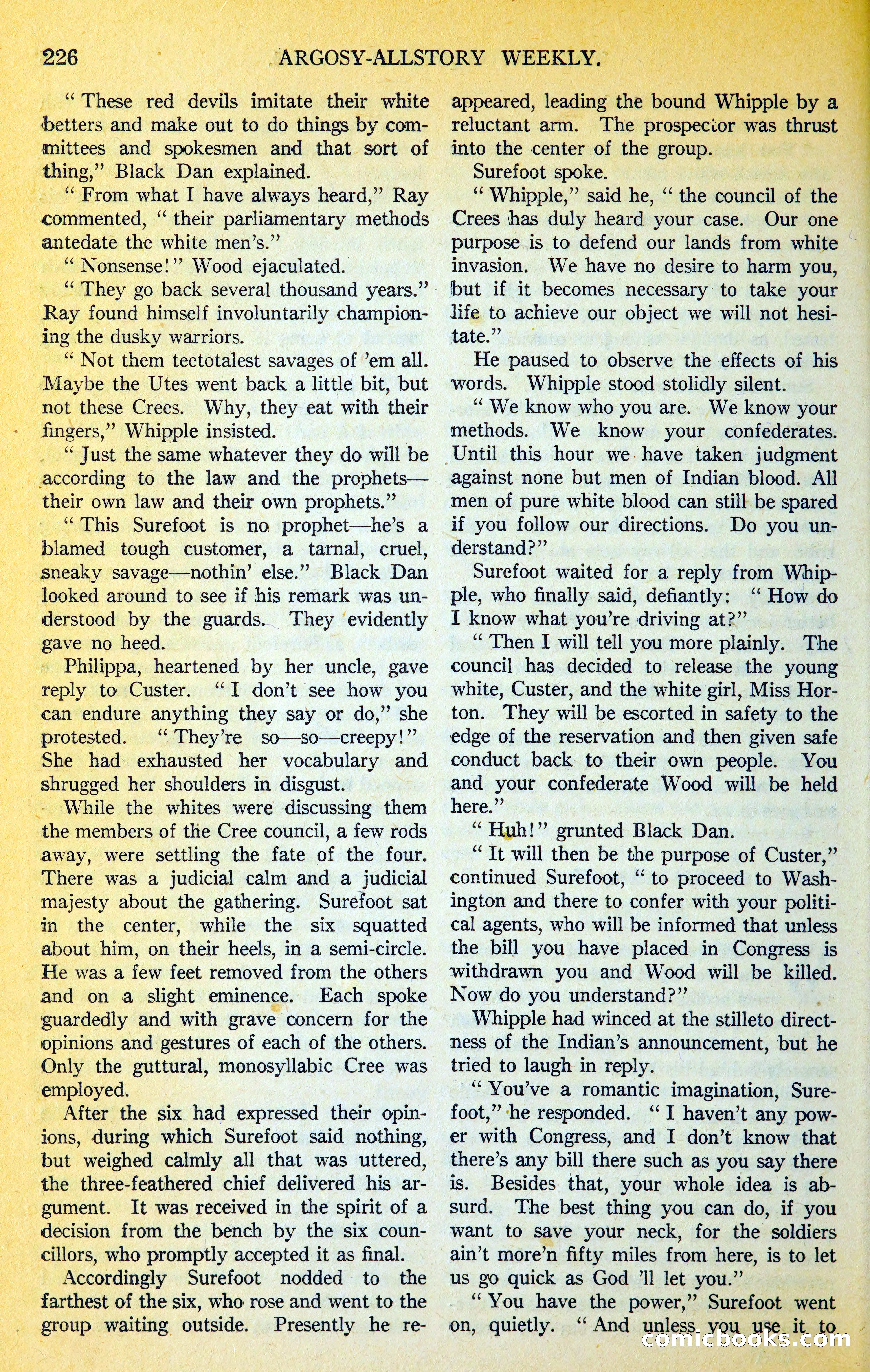 Argosy All-Story Weekly — page 257 of 400