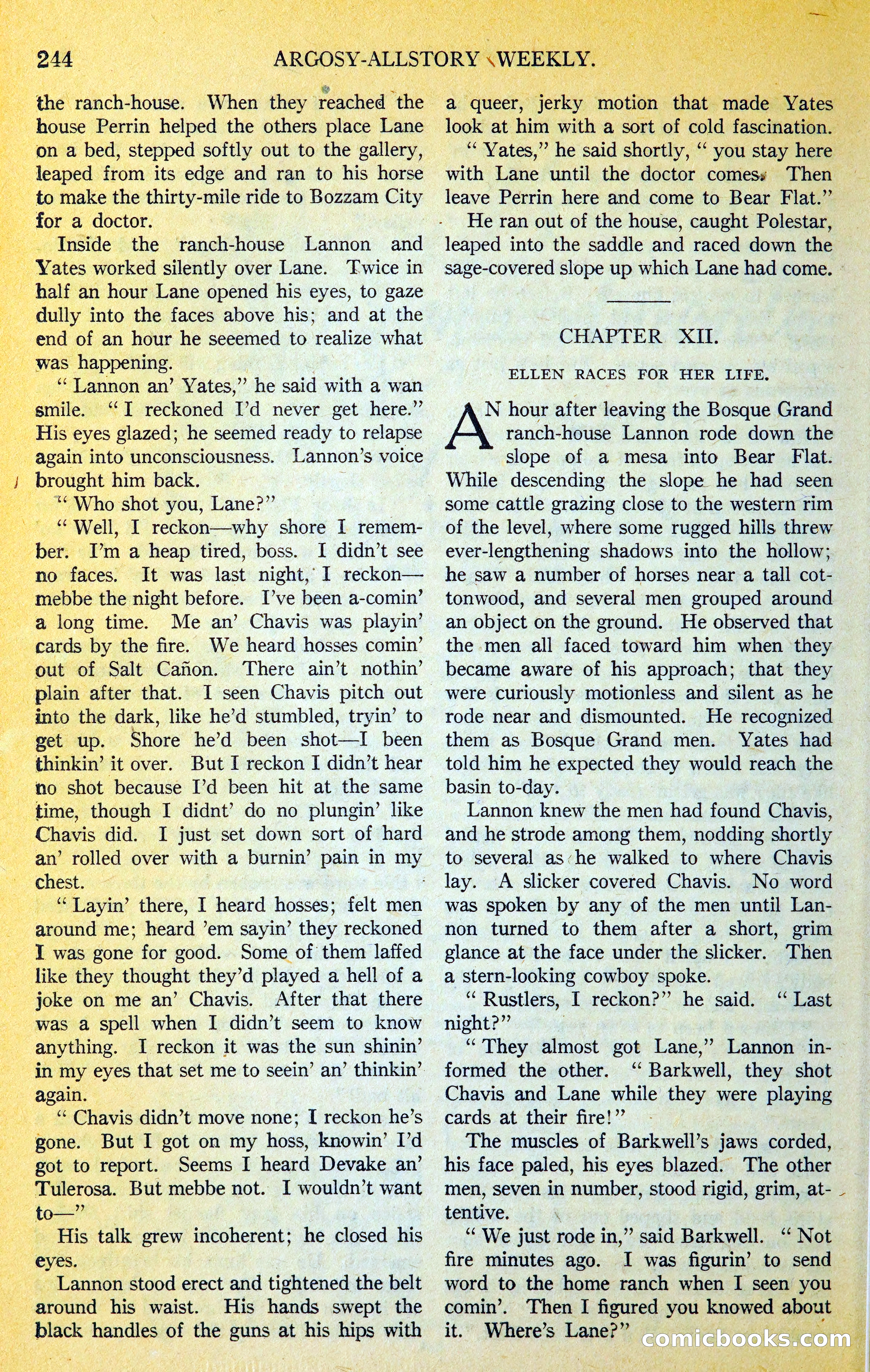 Argosy All-Story Weekly — page 275 of 400