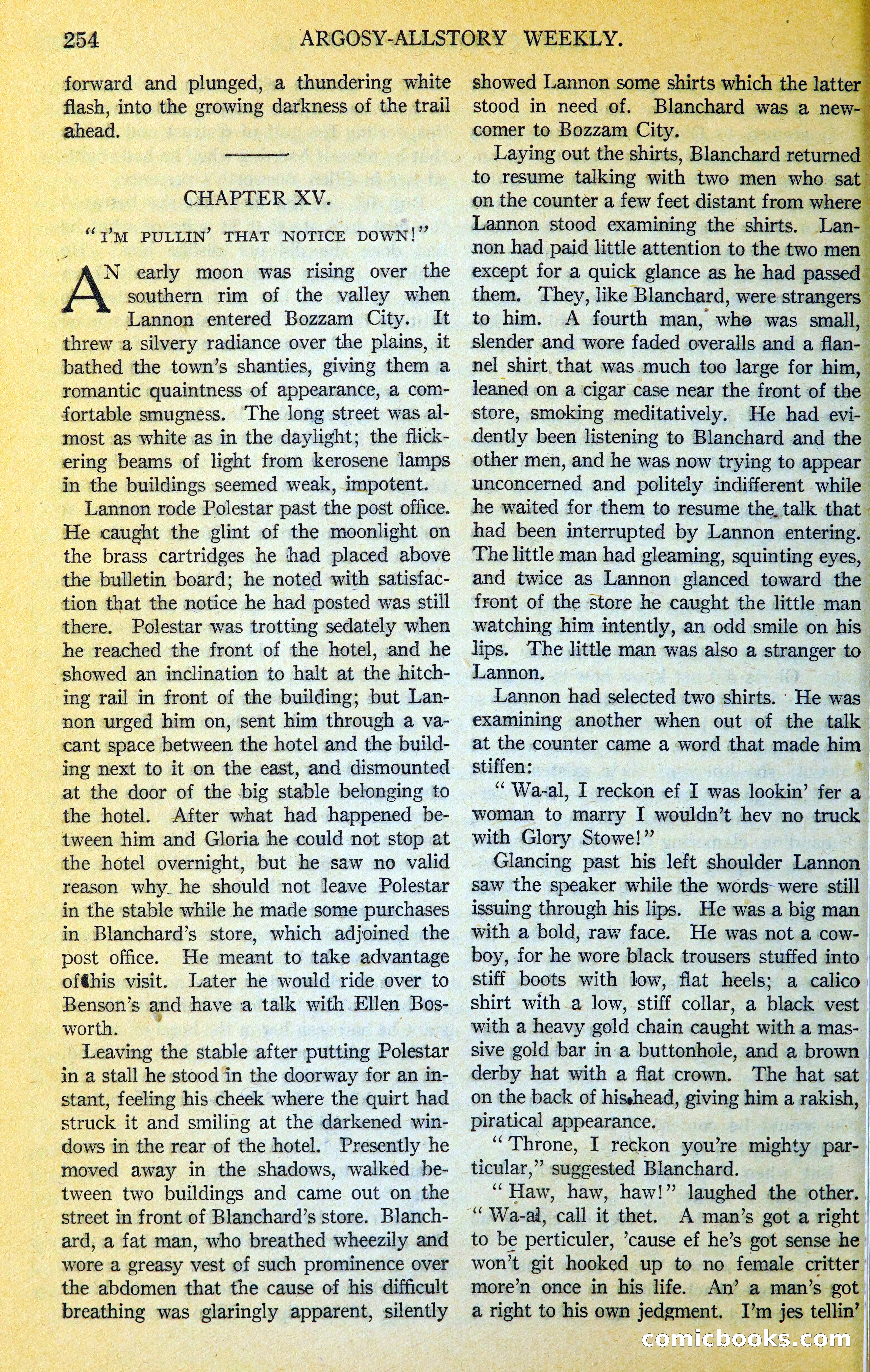 Argosy All-Story Weekly — page 285 of 400