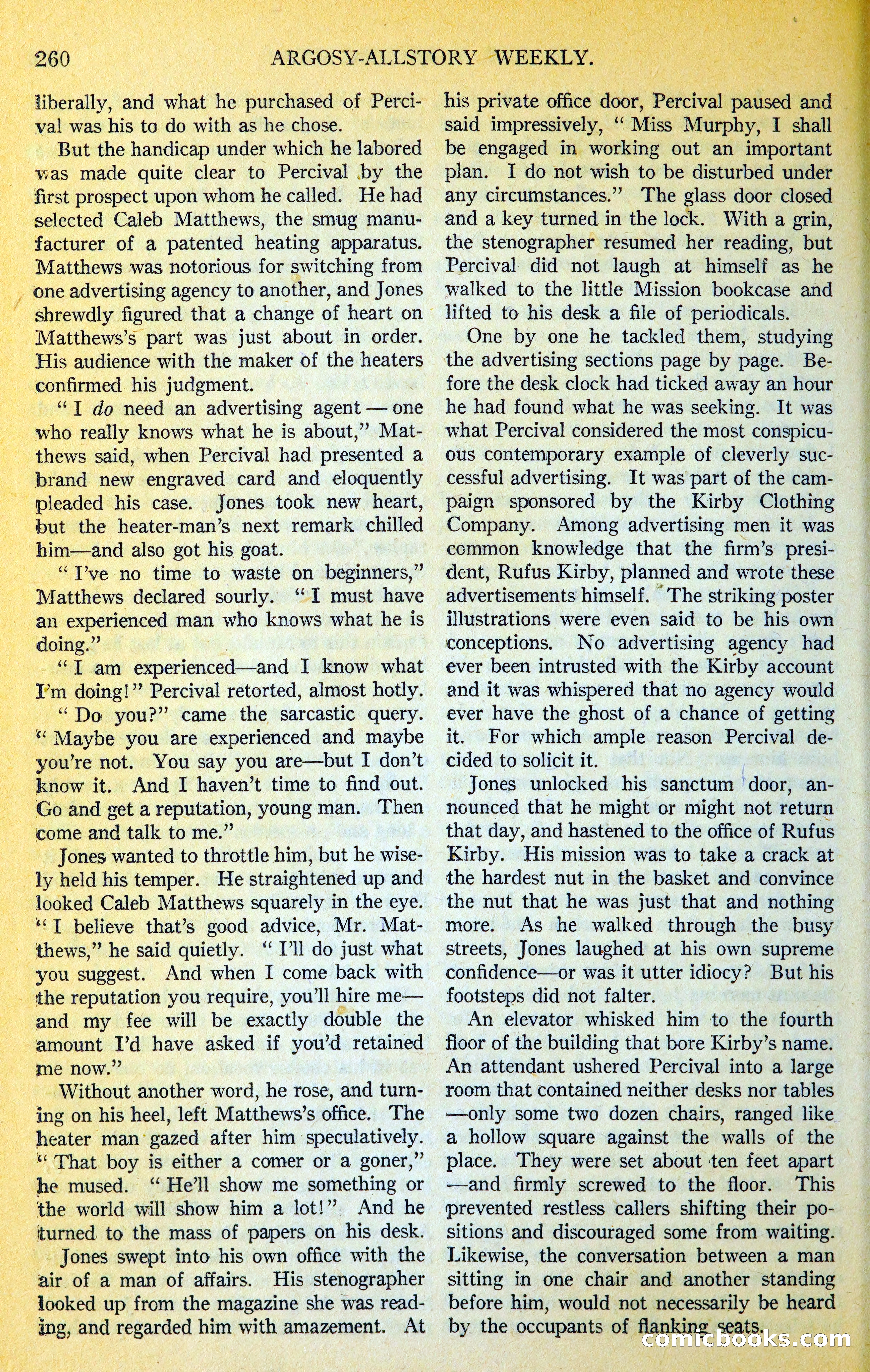Argosy All-Story Weekly — page 291 of 400