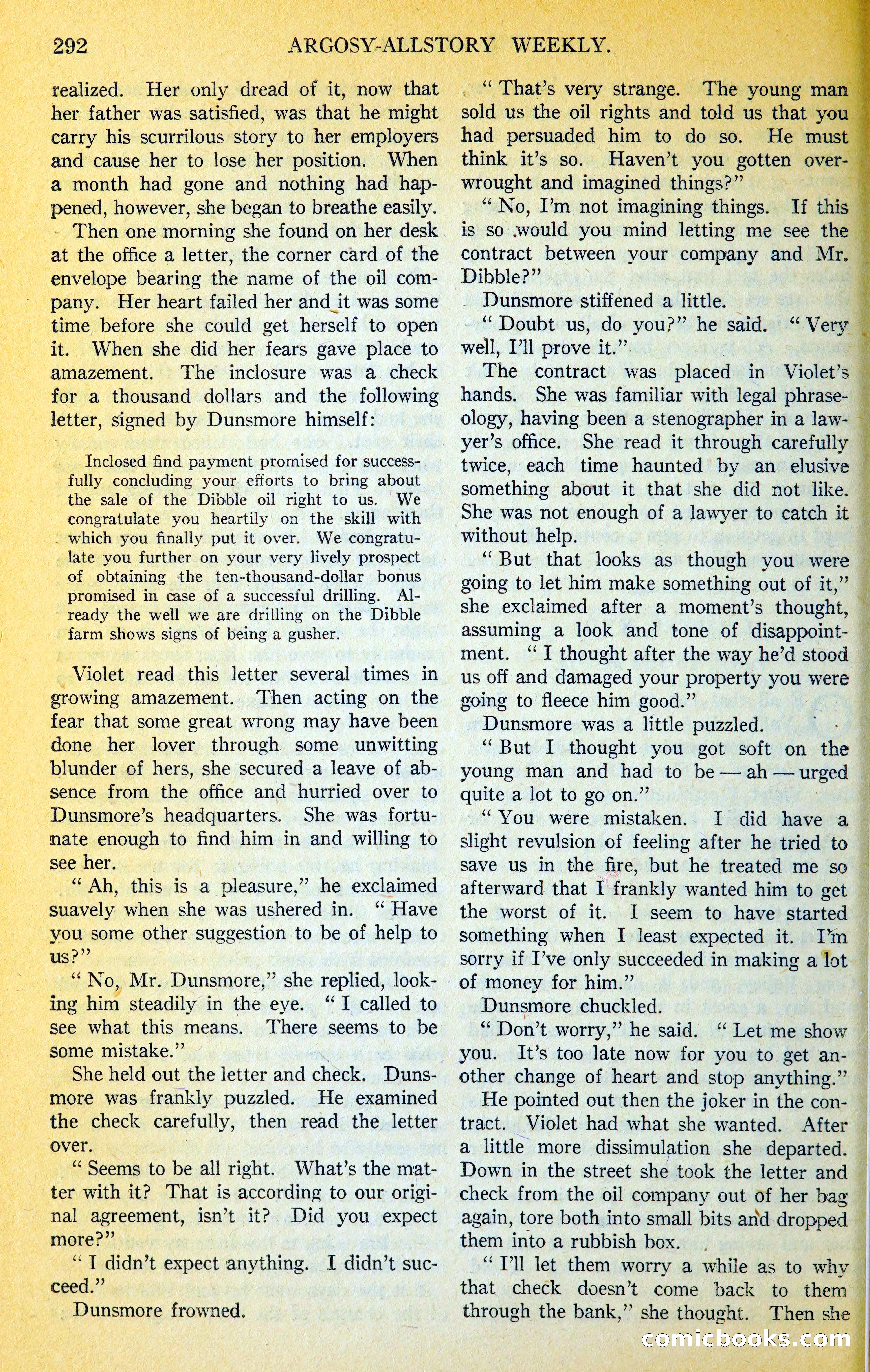 Argosy All-Story Weekly — page 323 of 400
