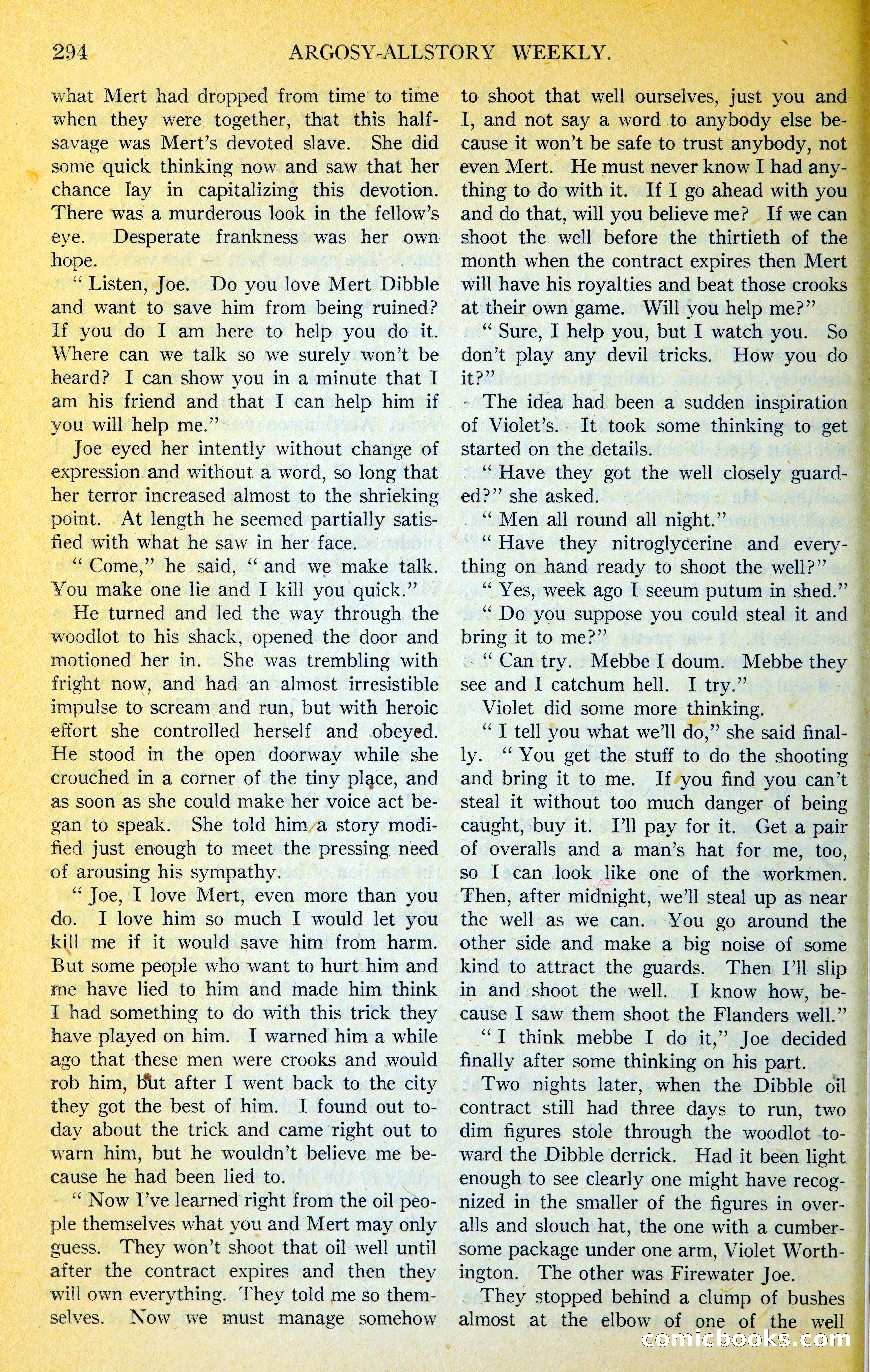 Argosy All-Story Weekly — page 325 of 400