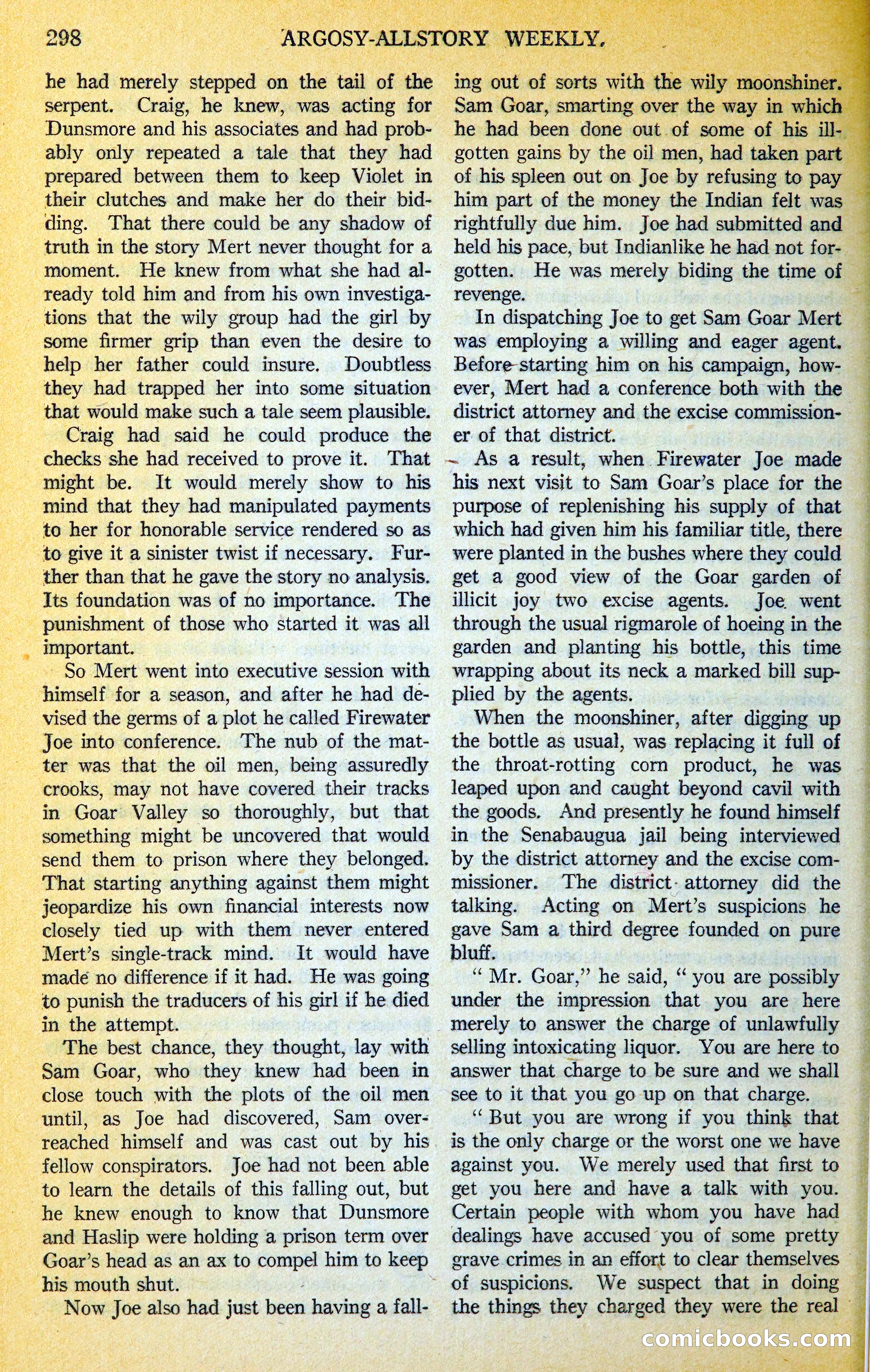 Argosy All-Story Weekly — page 329 of 400