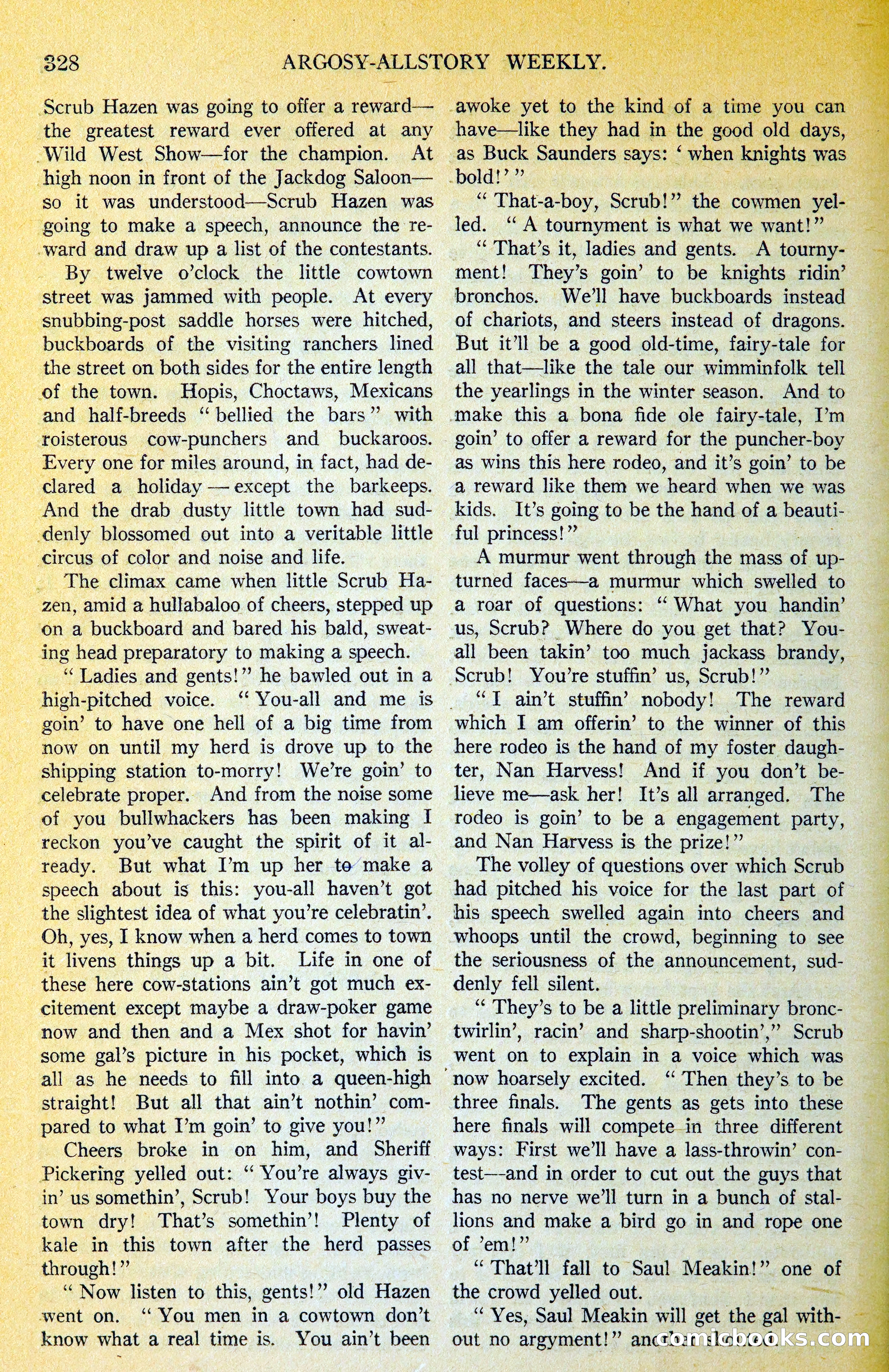 Argosy All-Story Weekly — page 379 of 400