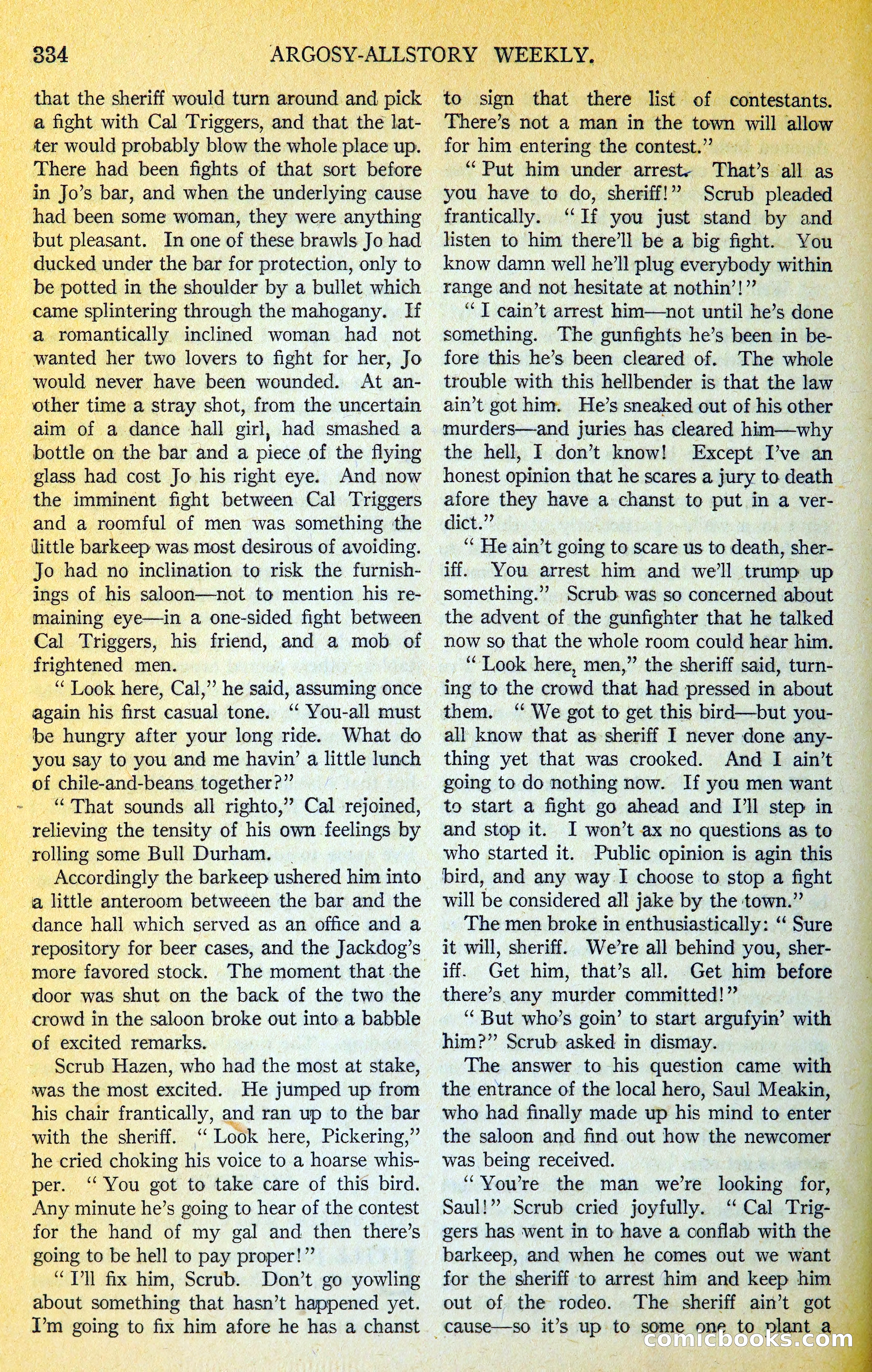 Argosy All-Story Weekly — page 385 of 400