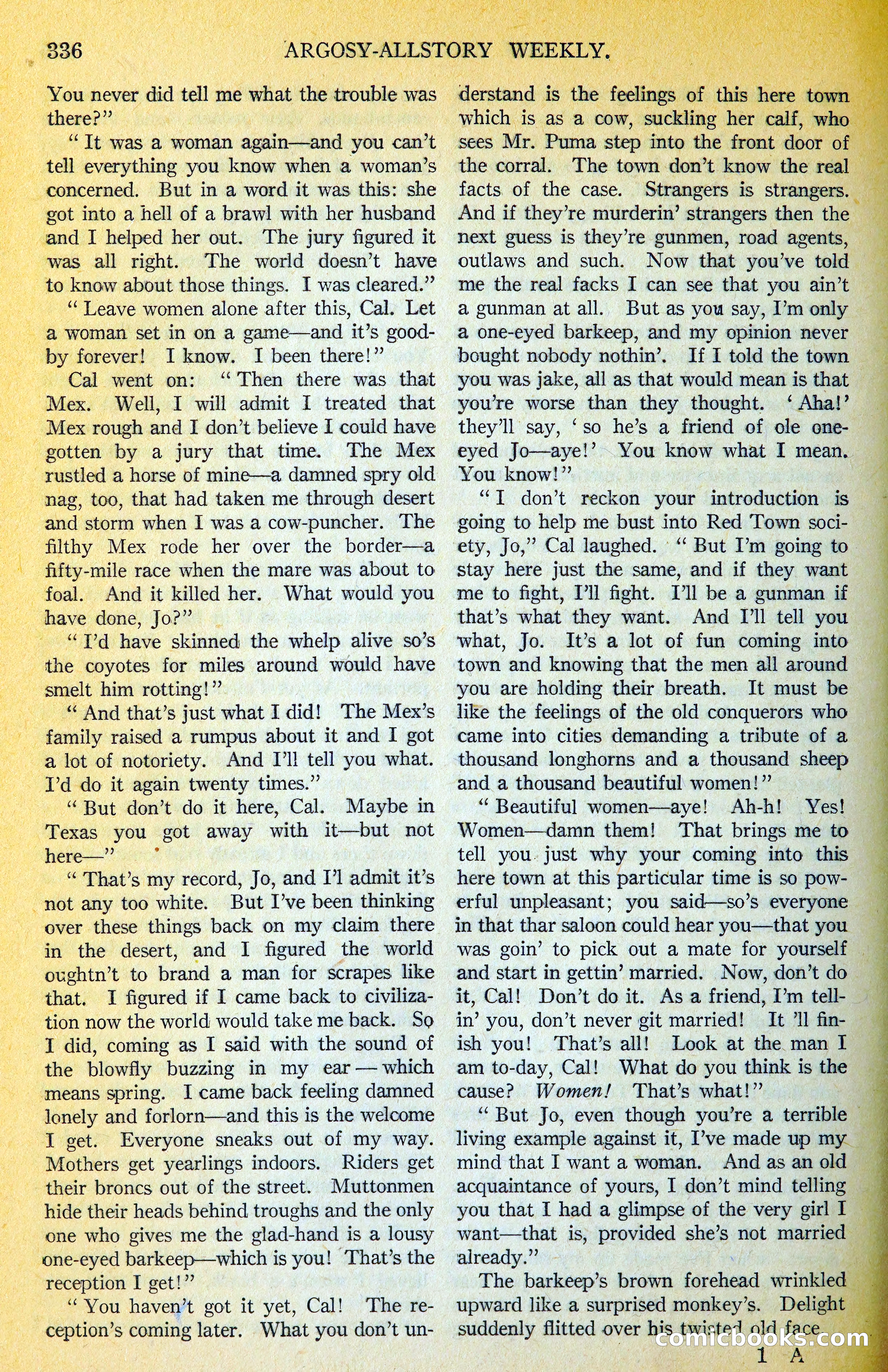 Argosy All-Story Weekly — page 387 of 400