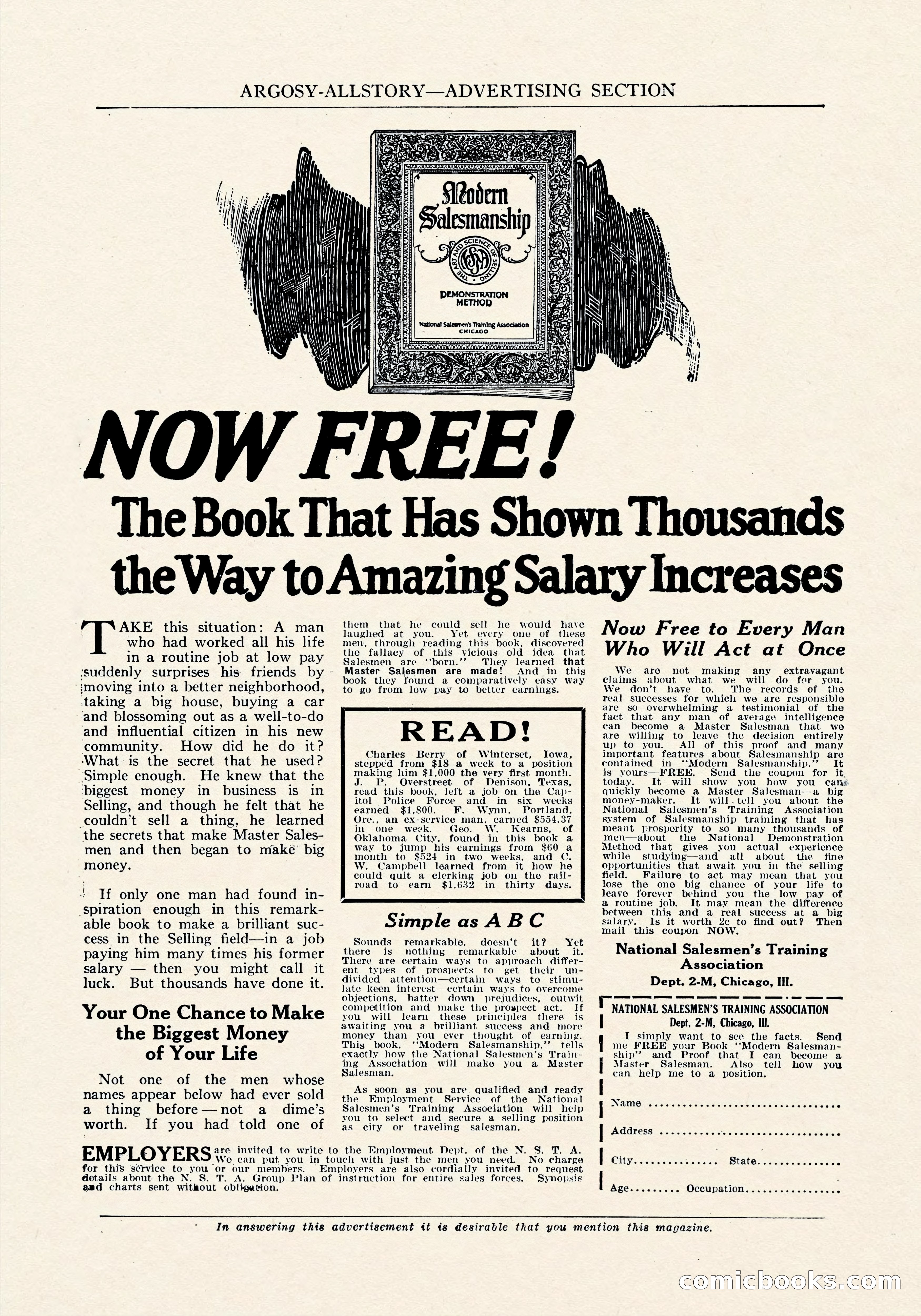Argosy All-Story Weekly, September 8, 1923 — page 5 of 180
