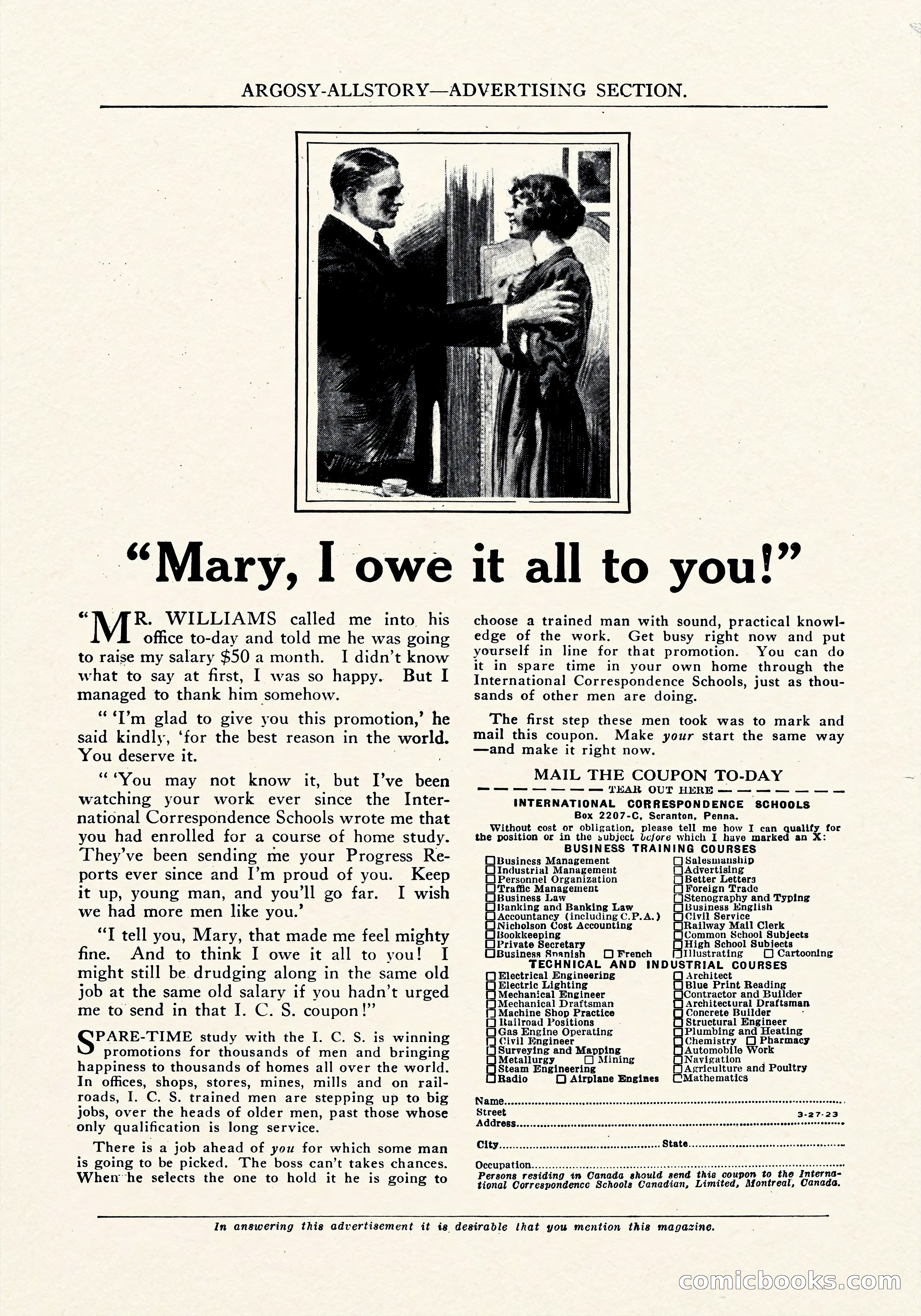 Argosy All-Story Weekly, September 8, 1923 — page 7 of 180