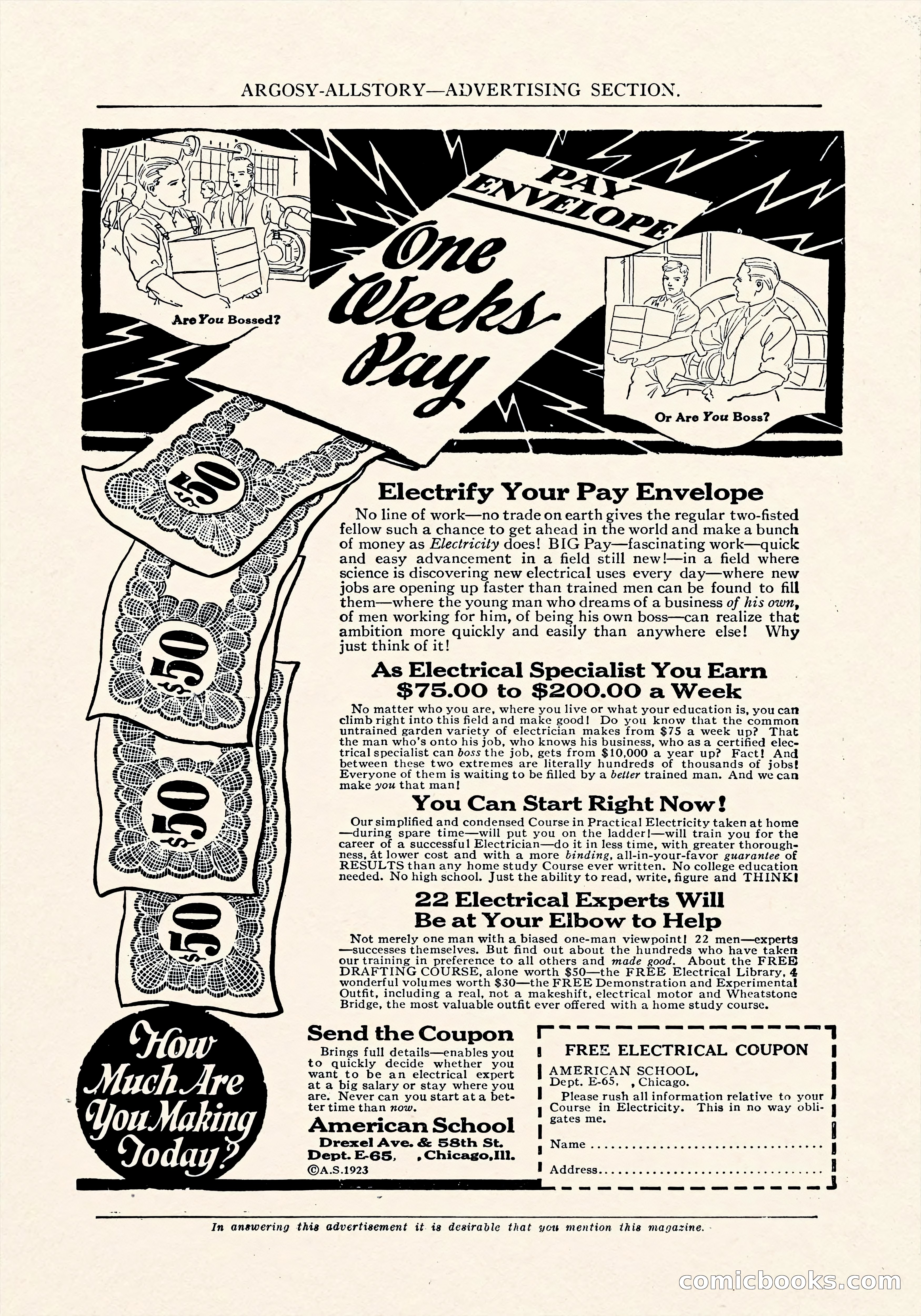 Argosy All-Story Weekly, September 8, 1923 — page 15 of 180