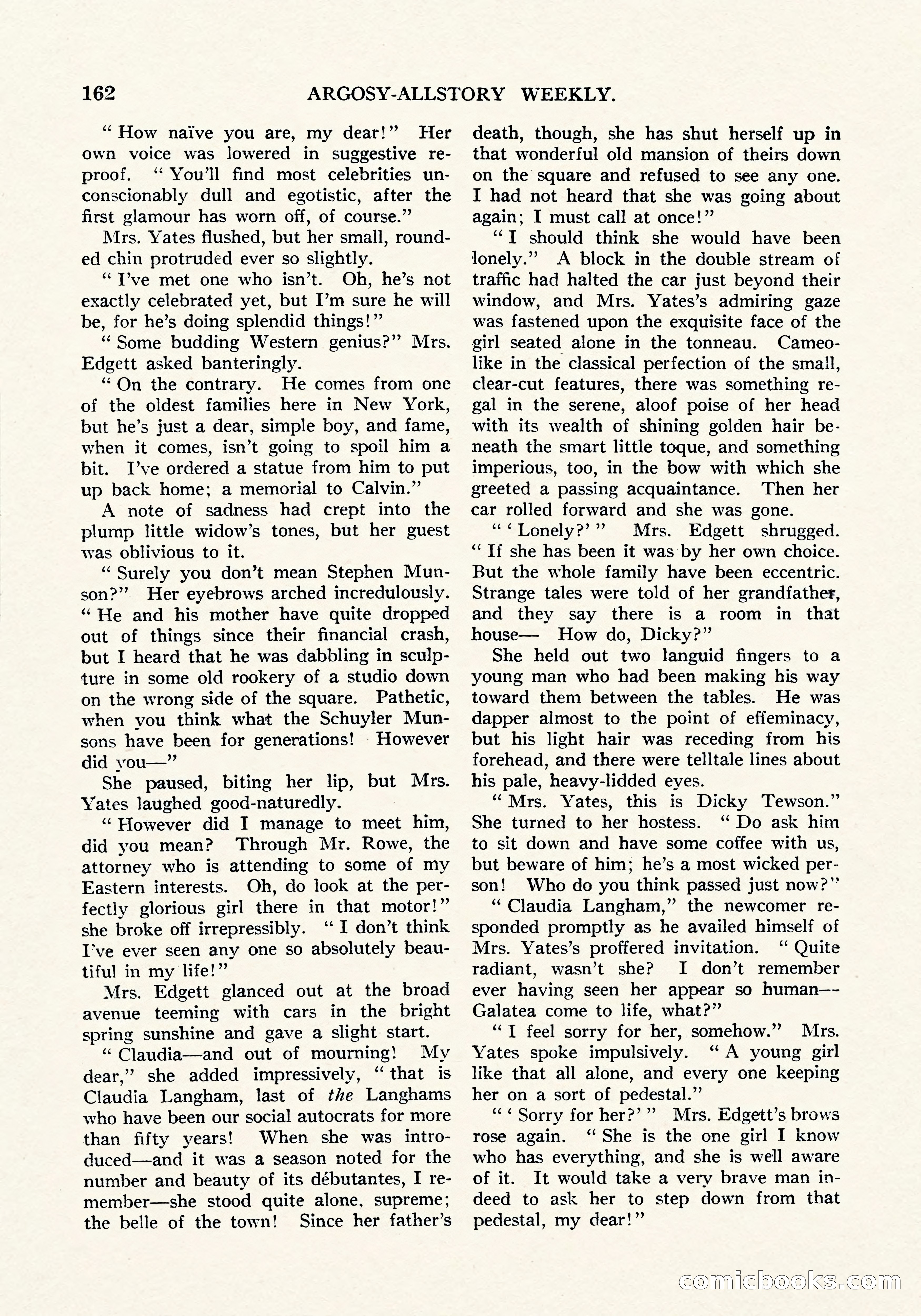 Argosy All-Story Weekly, September 8, 1923 — page 20 of 180