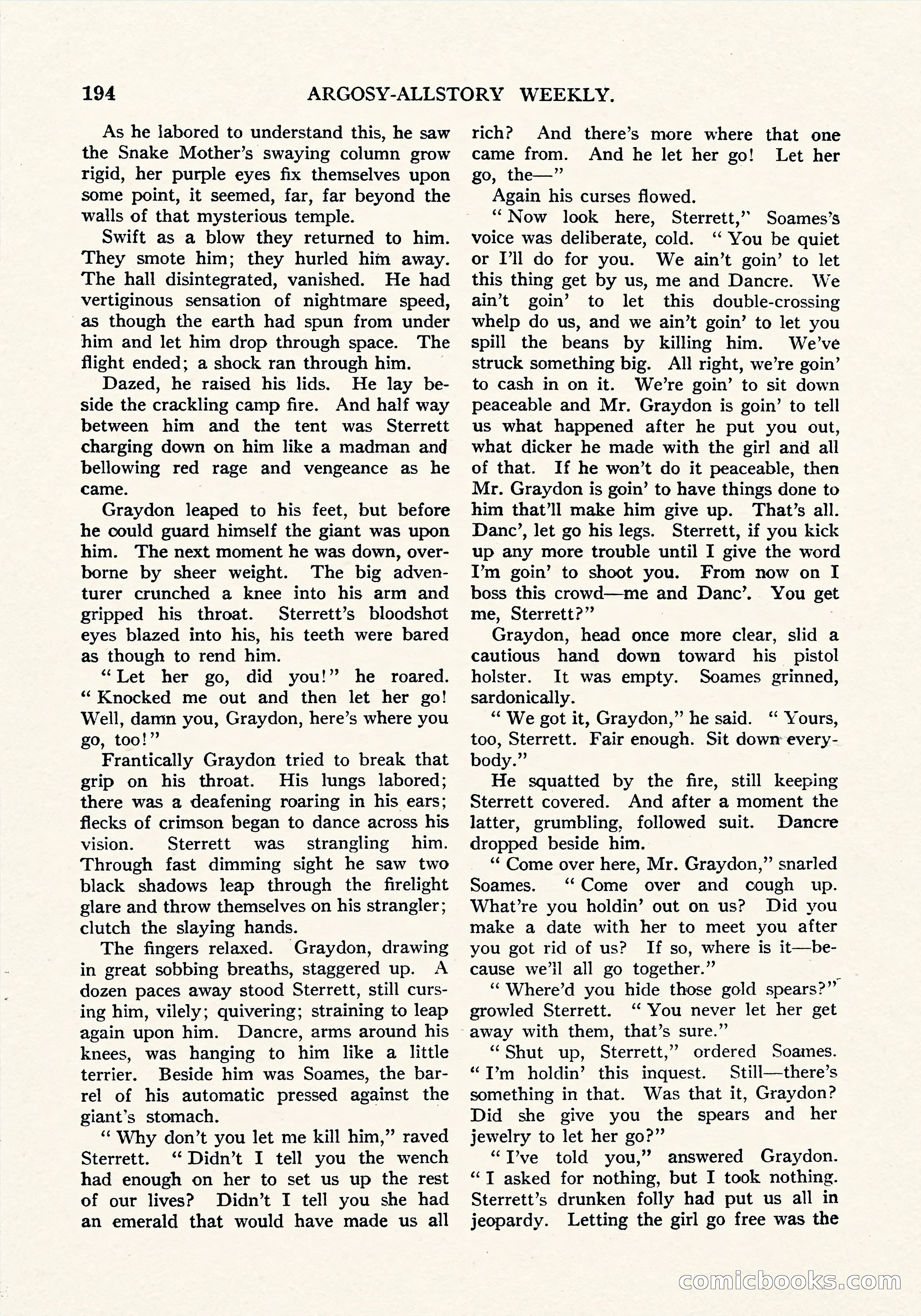 Argosy All-Story Weekly, September 8, 1923 — page 52 of 180