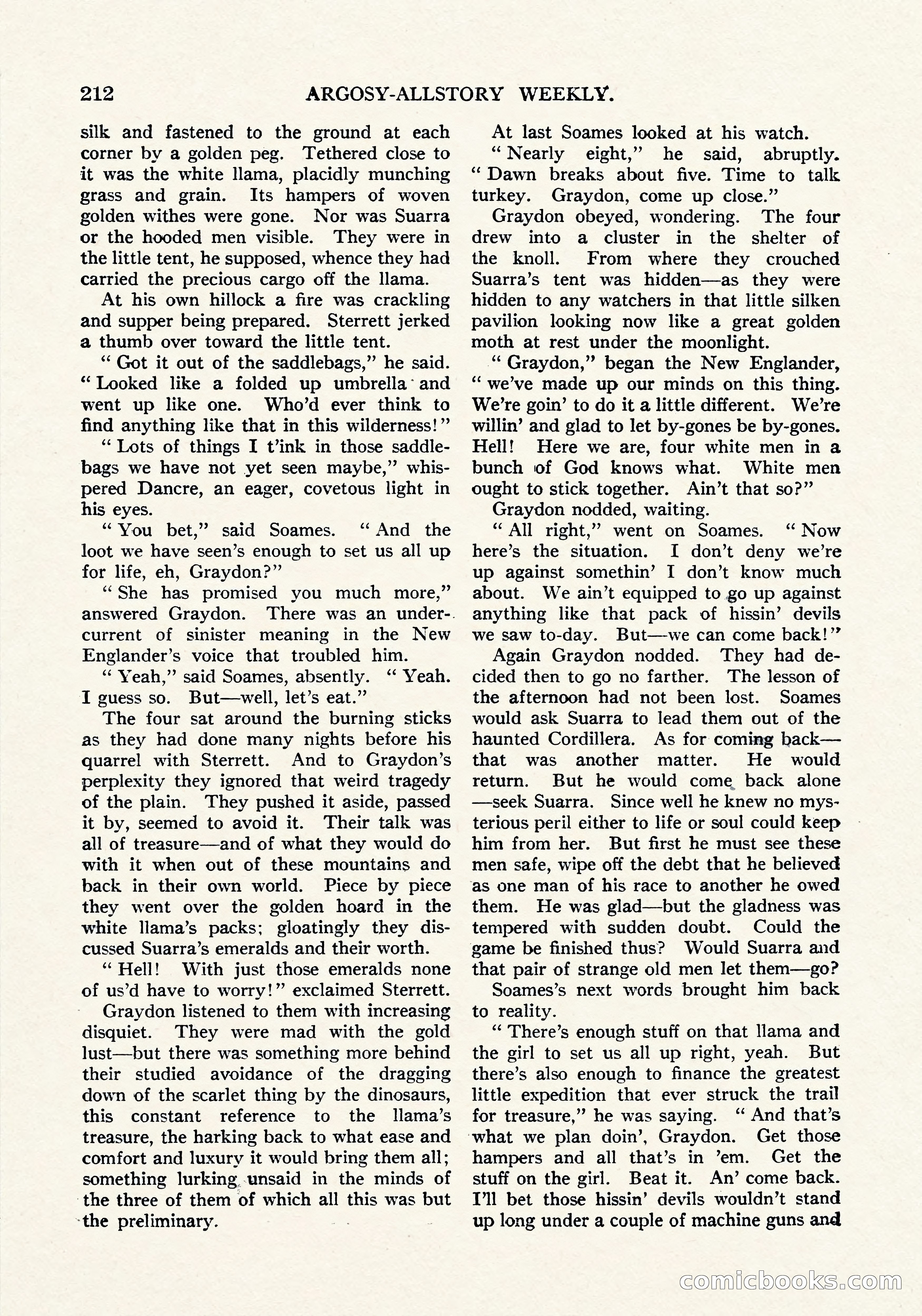Argosy All-Story Weekly, September 8, 1923 — page 70 of 180