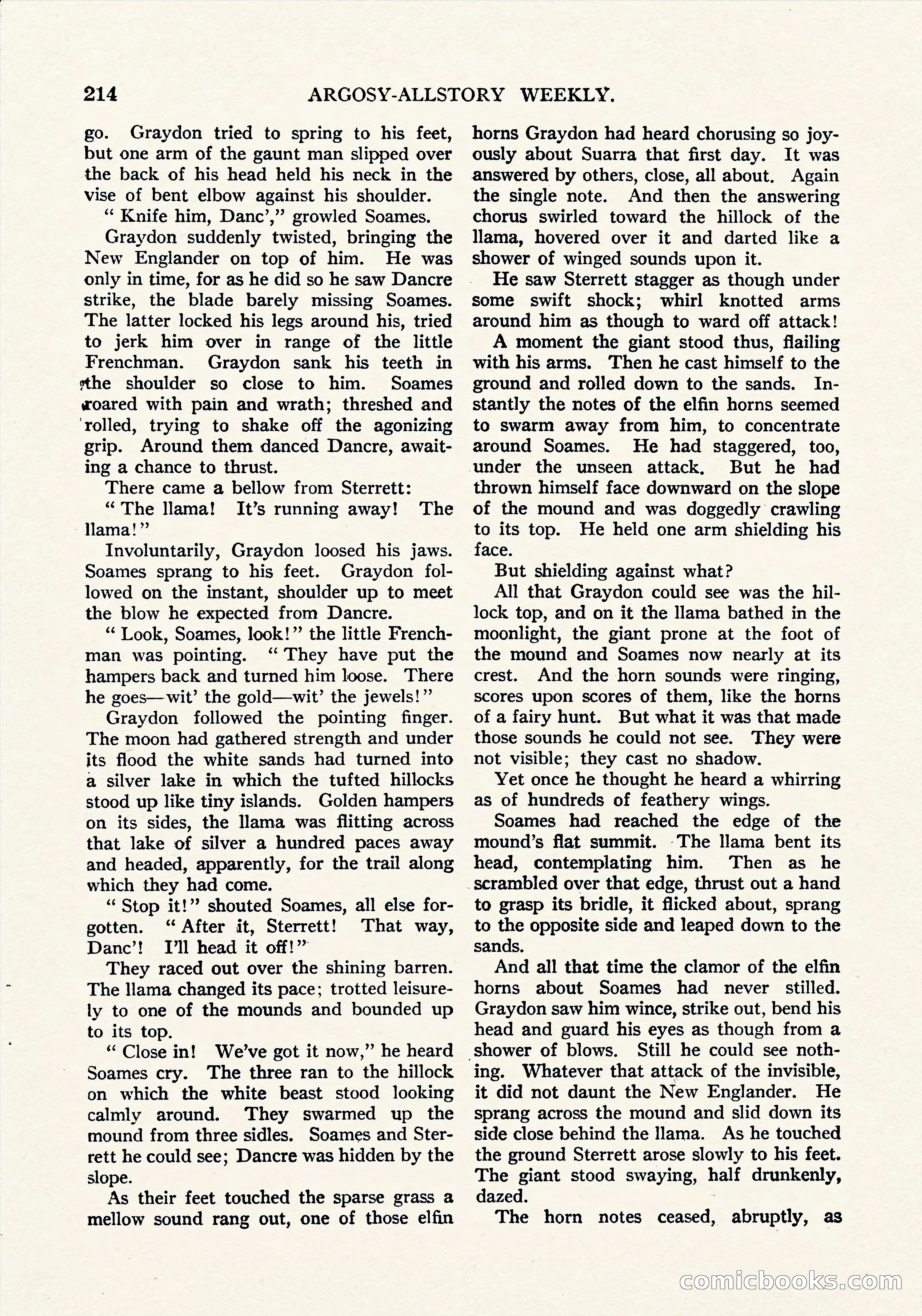 Argosy All-Story Weekly, September 8, 1923 — page 72 of 180