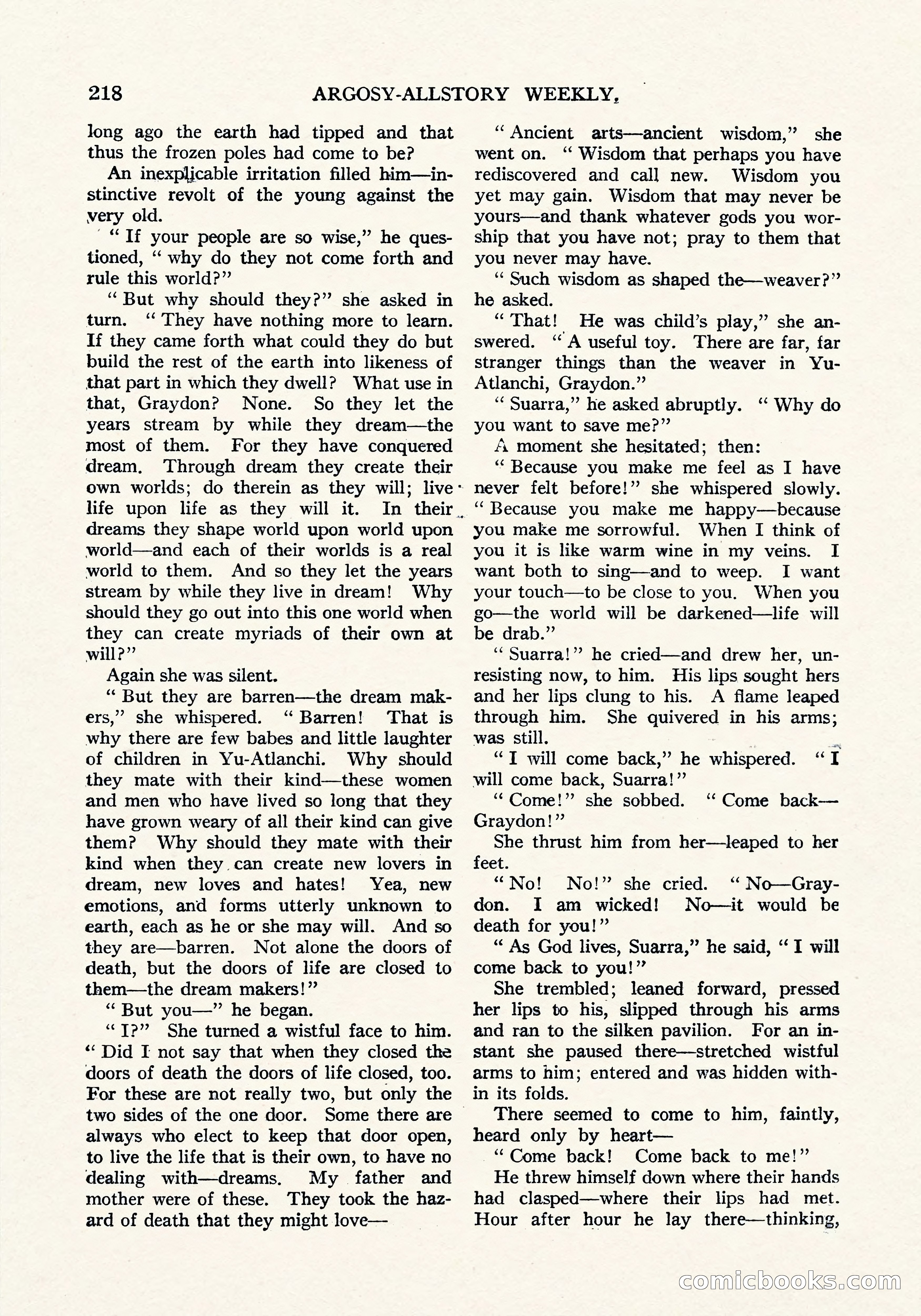Argosy All-Story Weekly, September 8, 1923 — page 76 of 180