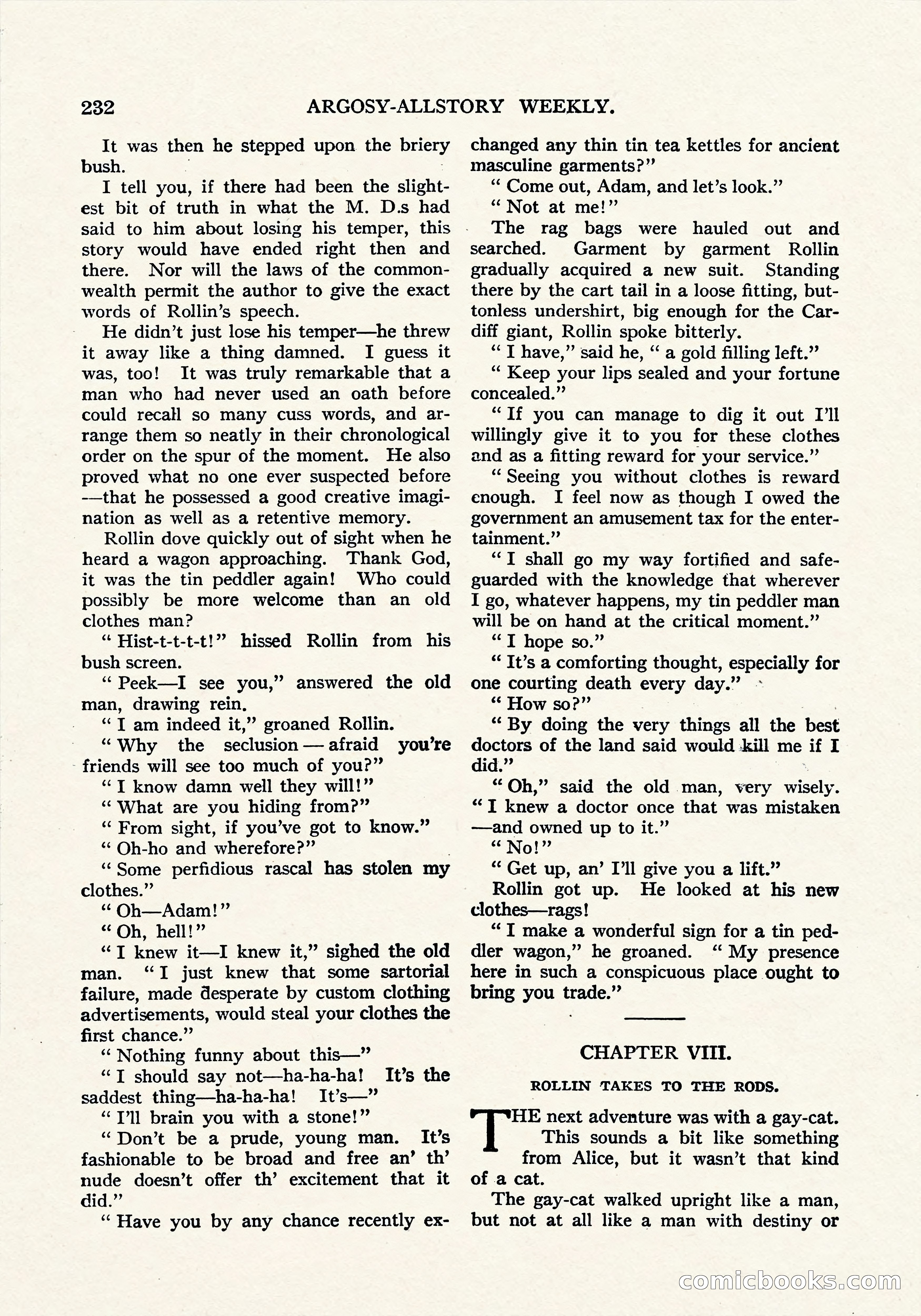 Argosy All-Story Weekly, September 8, 1923 — page 90 of 180