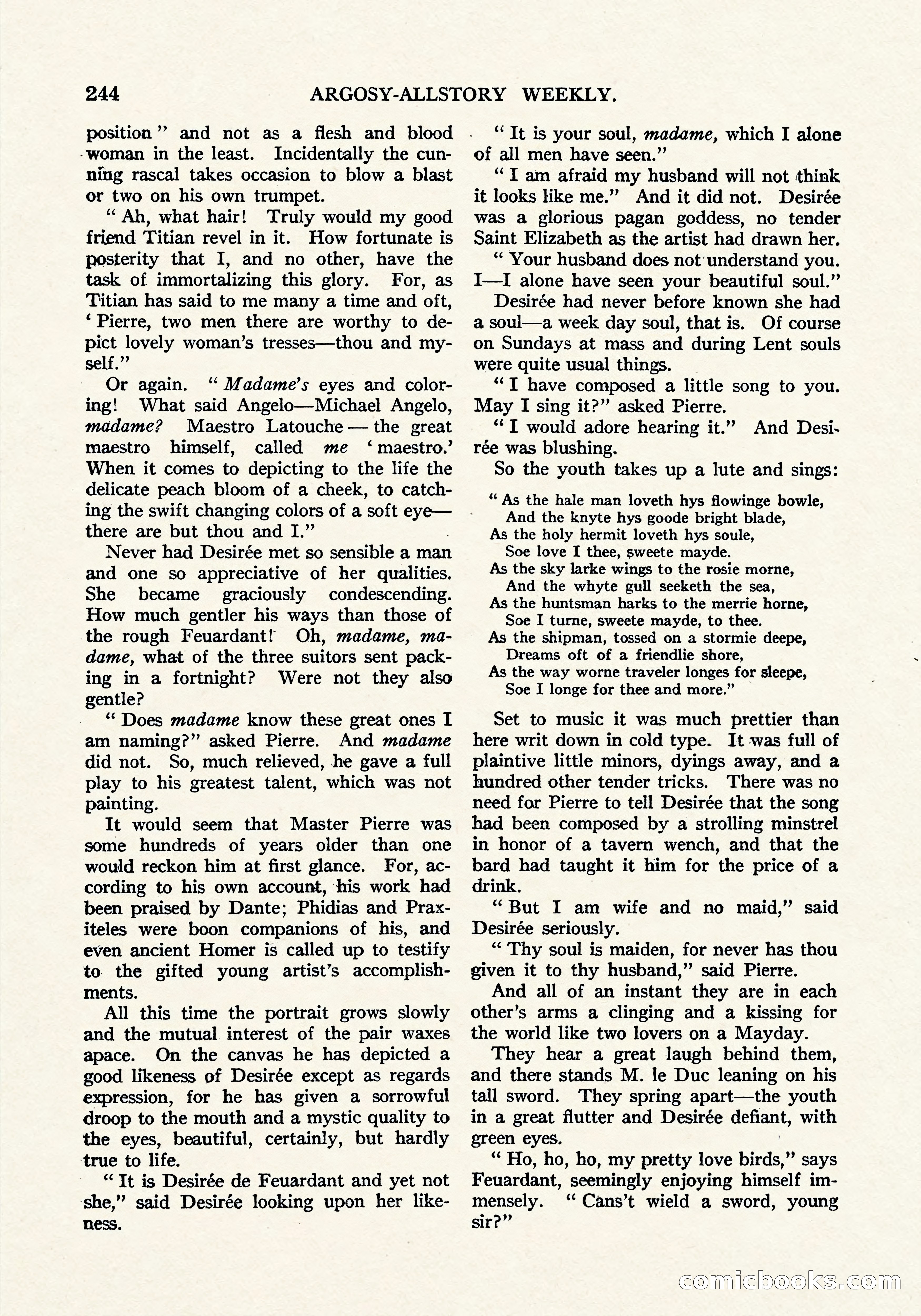 Argosy All-Story Weekly, September 8, 1923 — page 102 of 180