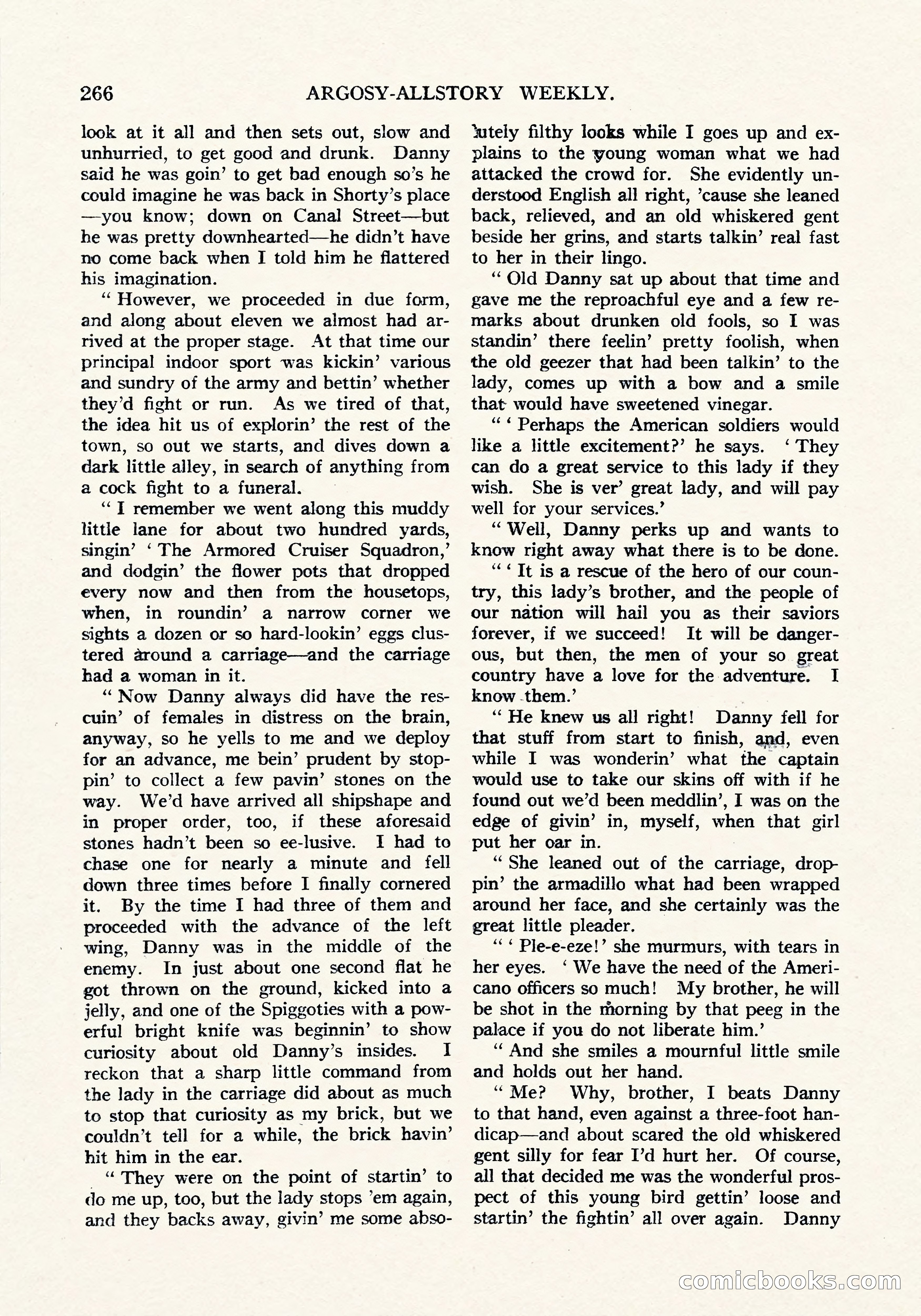 Argosy All-Story Weekly, September 8, 1923 — page 124 of 180