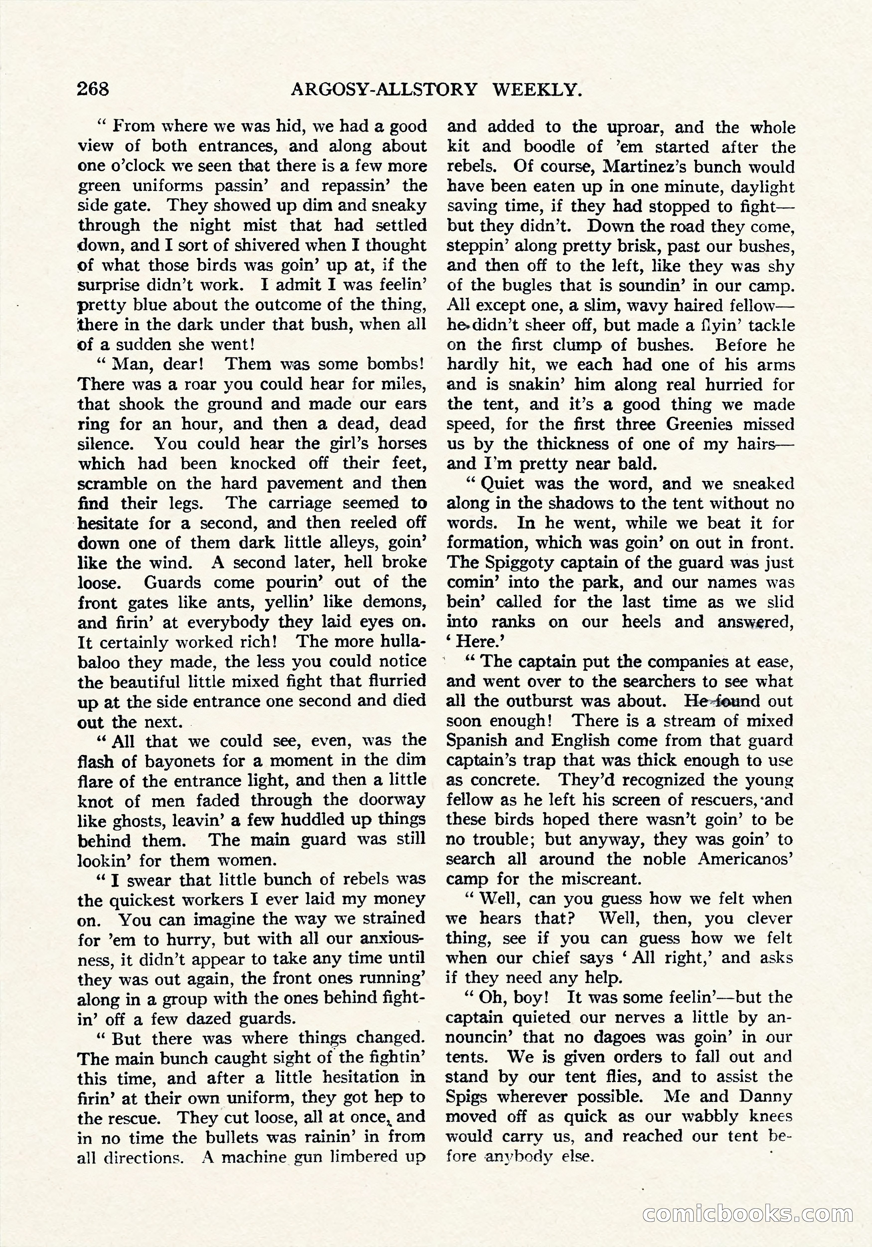 Argosy All-Story Weekly, September 8, 1923 — page 126 of 180