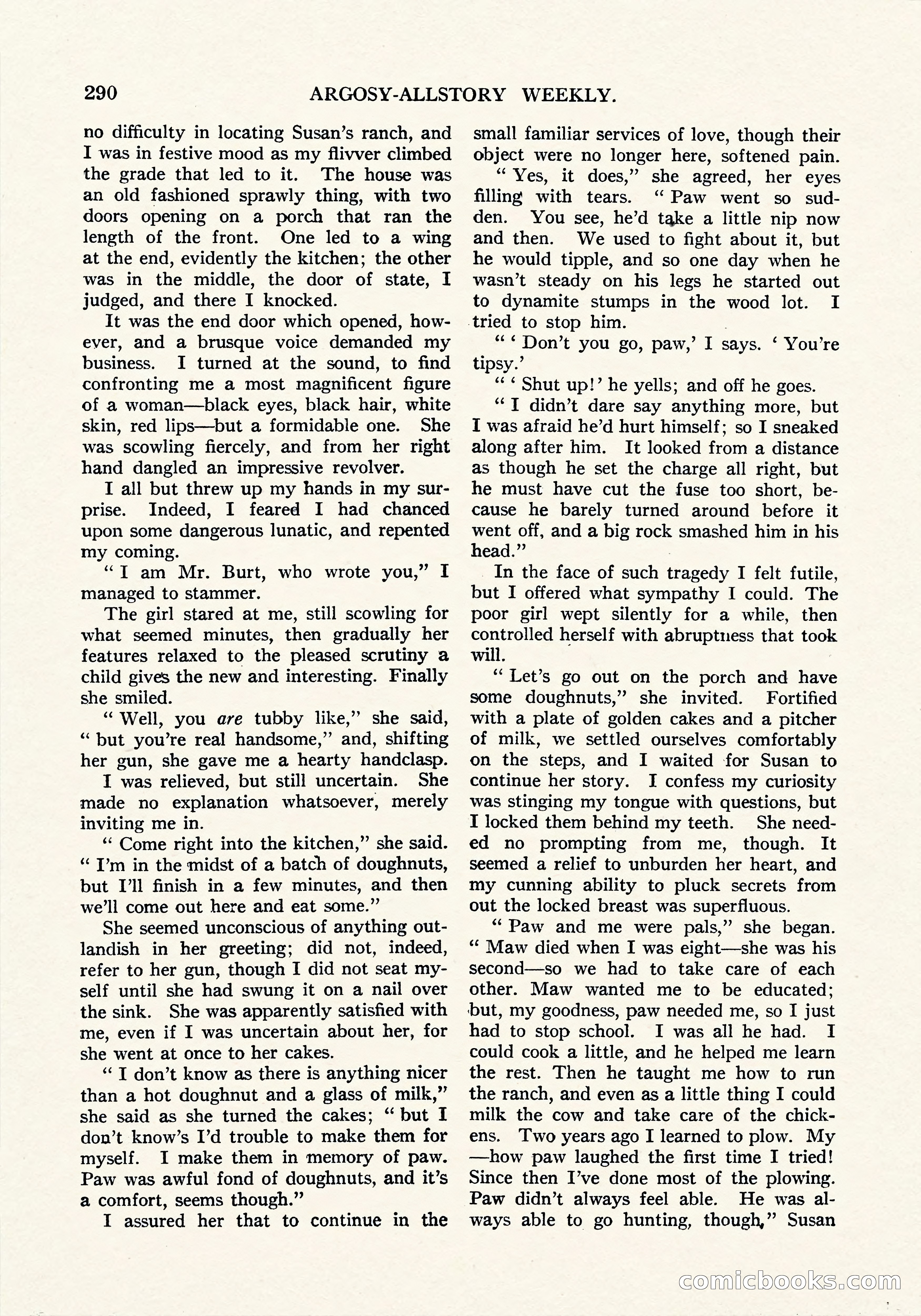 Argosy All-Story Weekly, September 8, 1923 — page 148 of 180