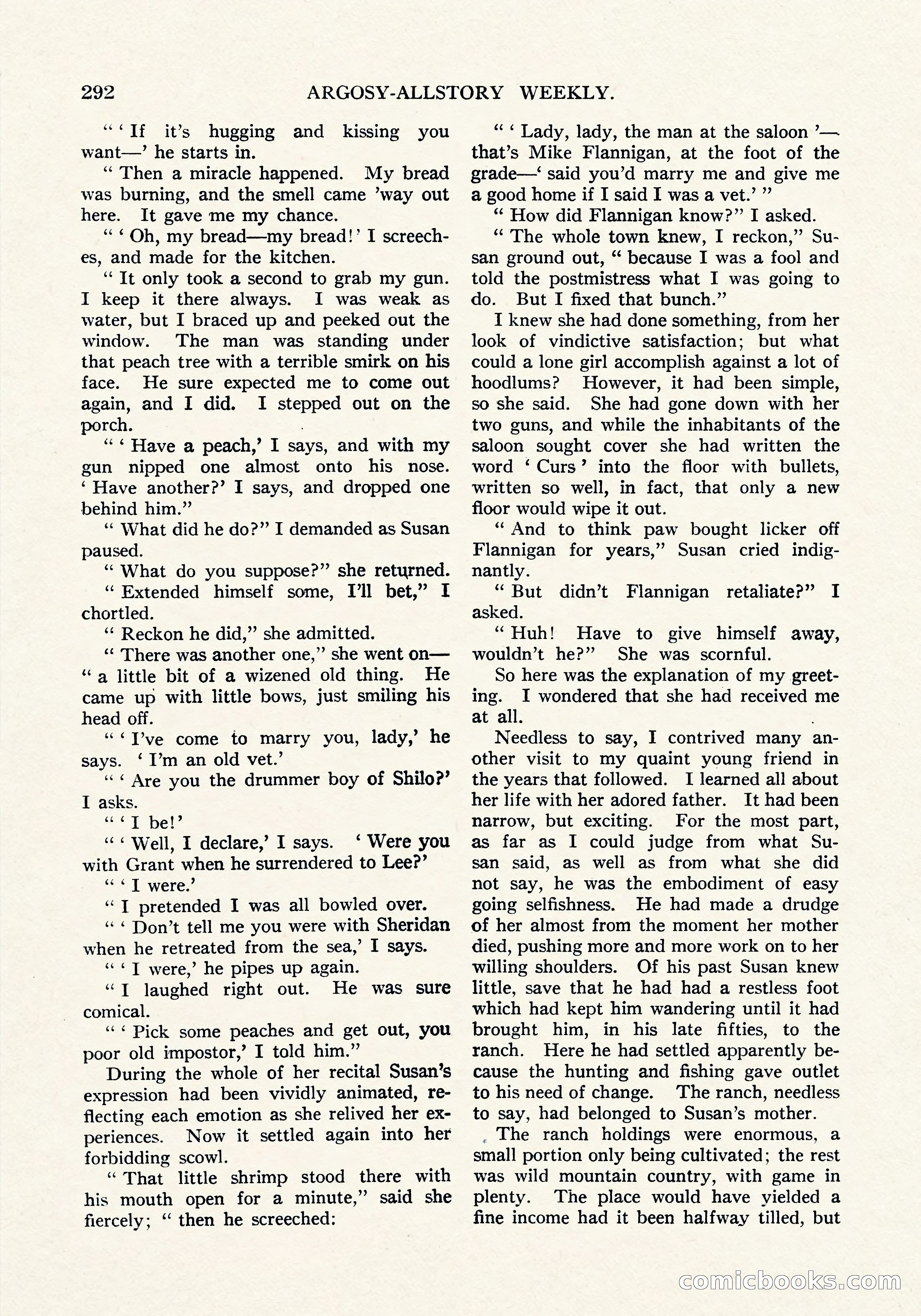 Argosy All-Story Weekly, September 8, 1923 — page 150 of 180
