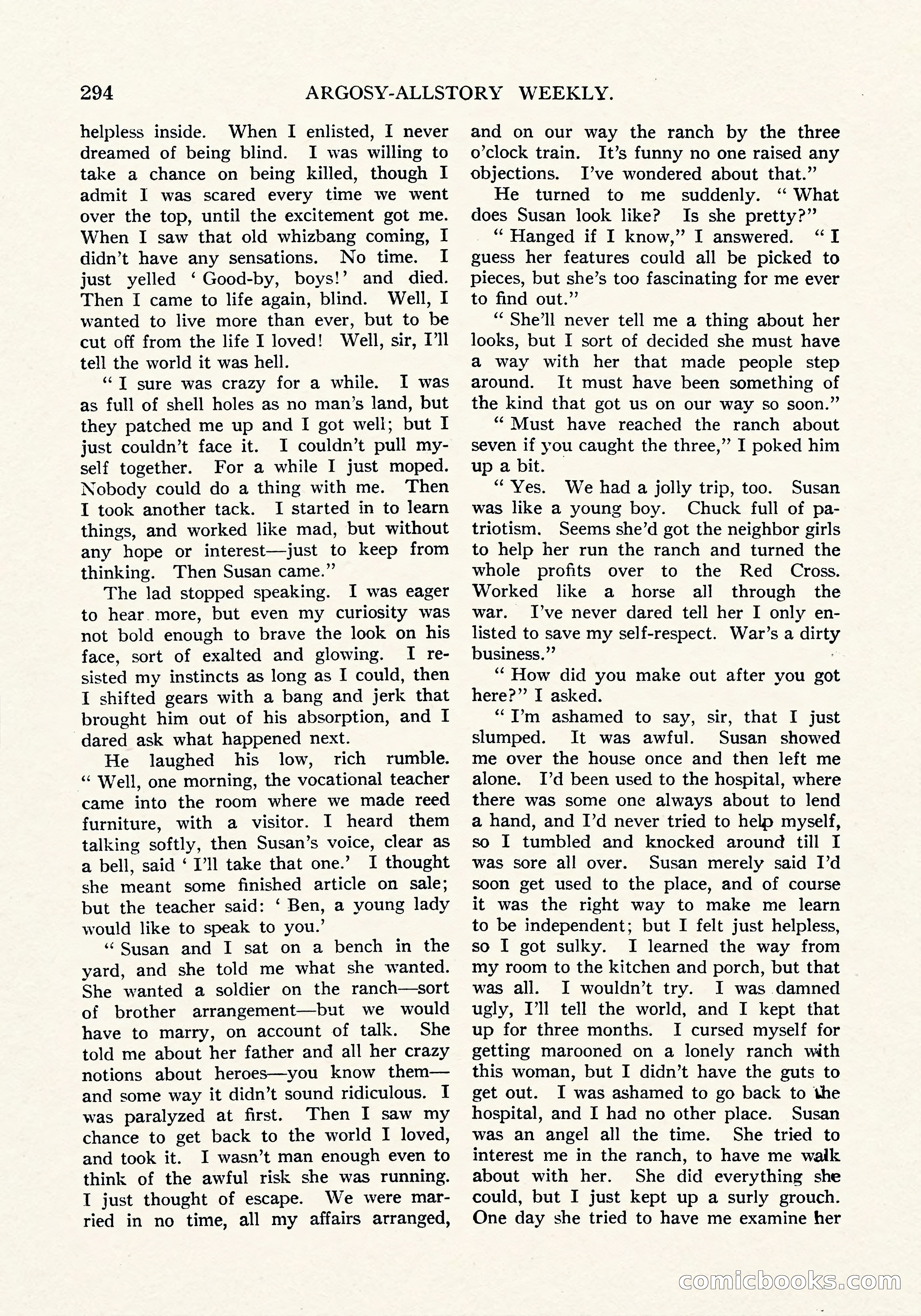 Argosy All-Story Weekly, September 8, 1923 — page 152 of 180