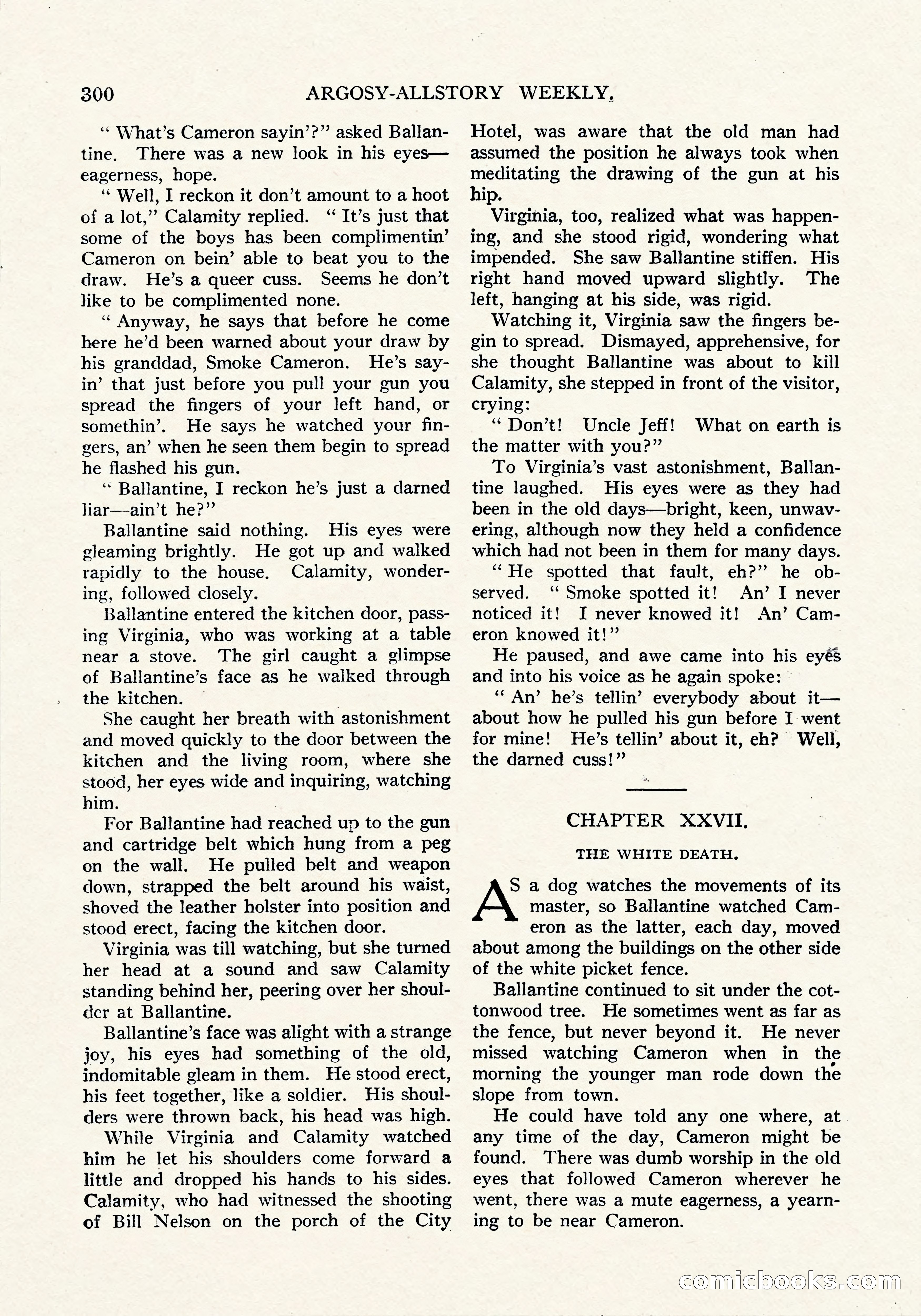 Argosy All-Story Weekly, September 8, 1923 — page 158 of 180
