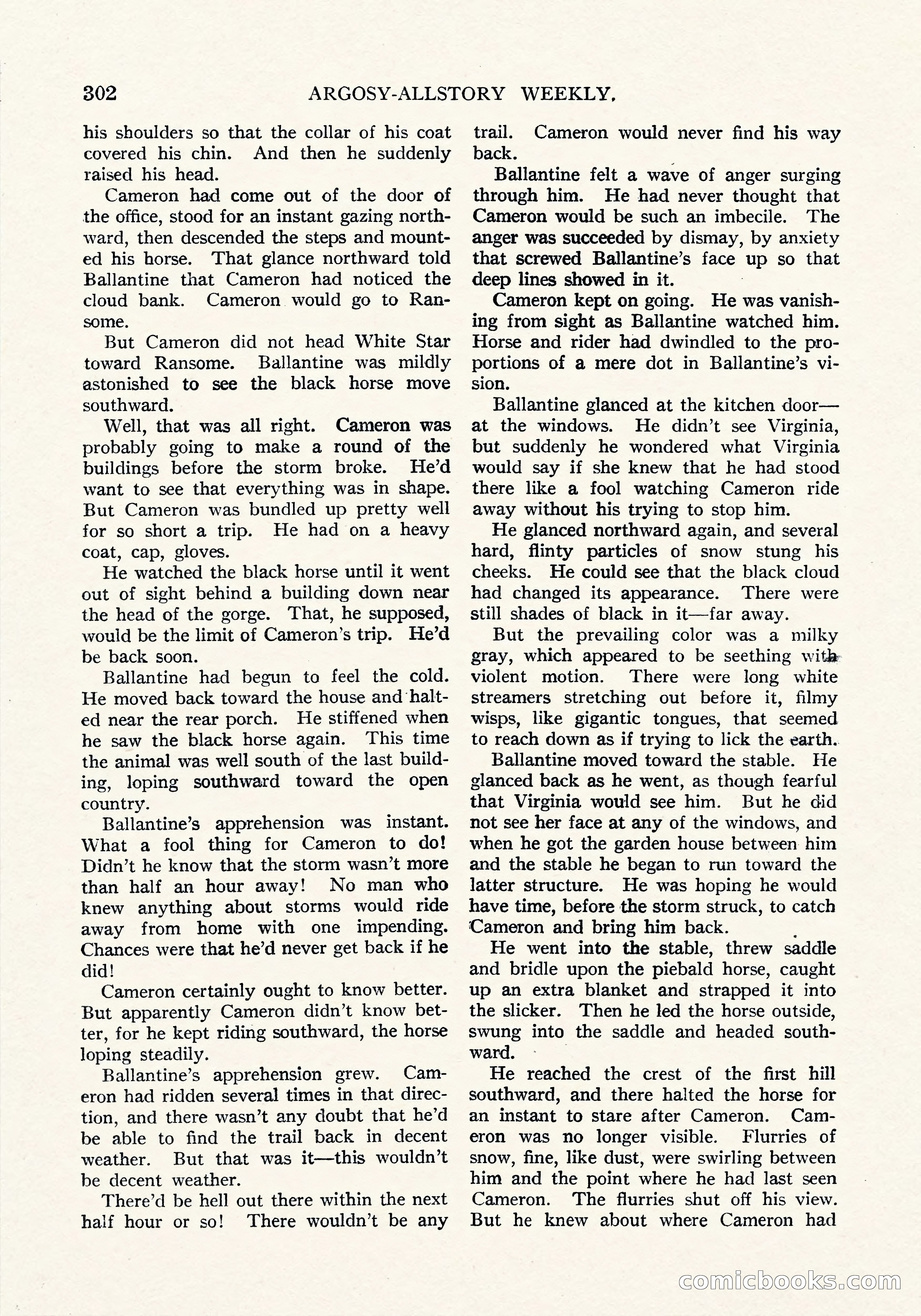 Argosy All-Story Weekly, September 8, 1923 — page 160 of 180